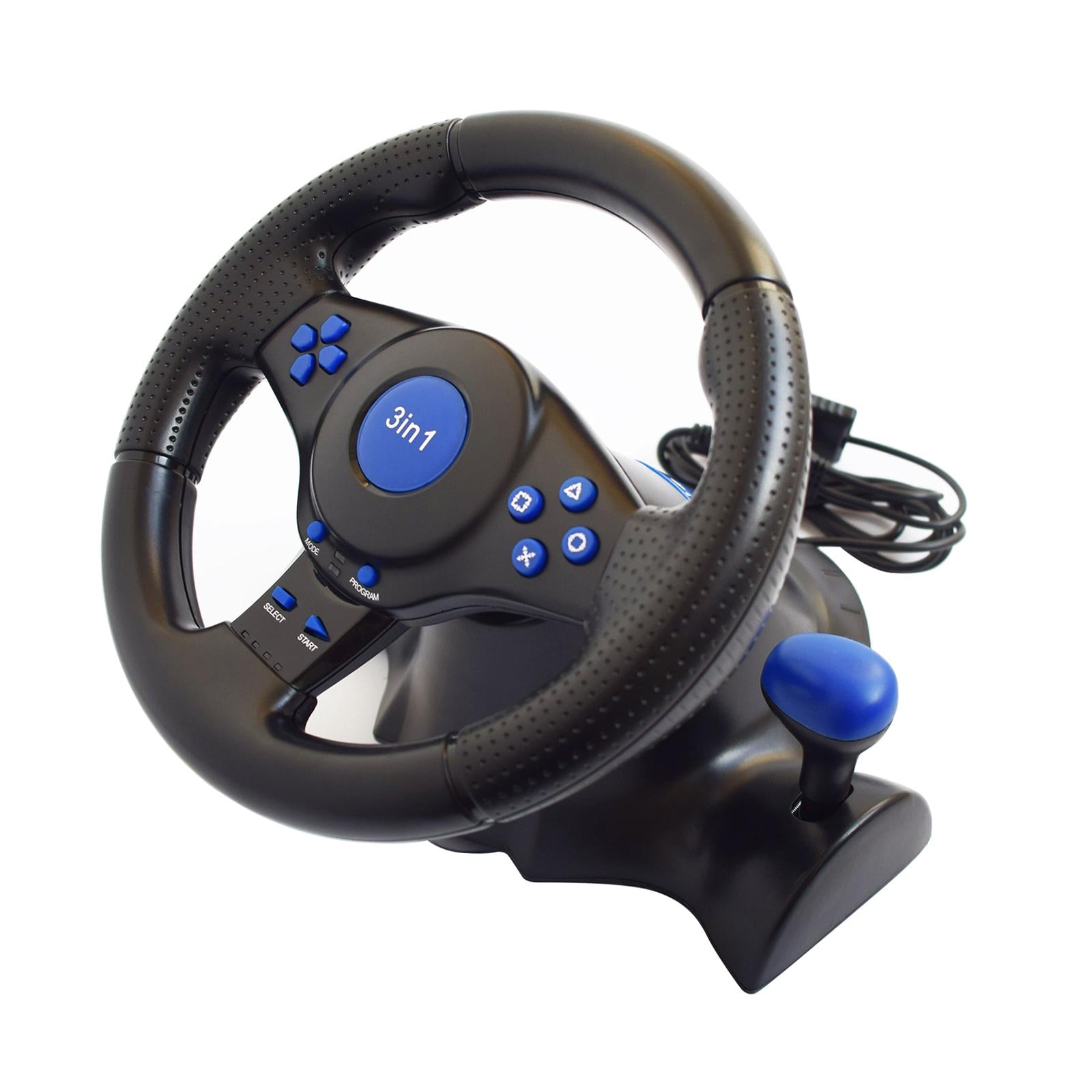 Simulator Racing Steering Wheel Kit fits for PS3 PS2 PC Steering Wheel