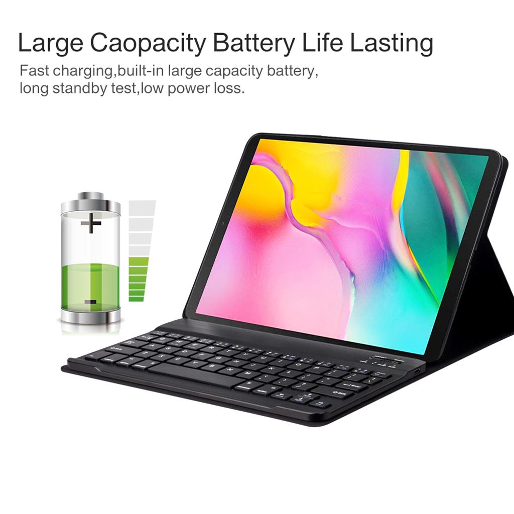 Case for Samsung Galaxy Tab A 10.1 Slim with Backlit Keyboard Russian"