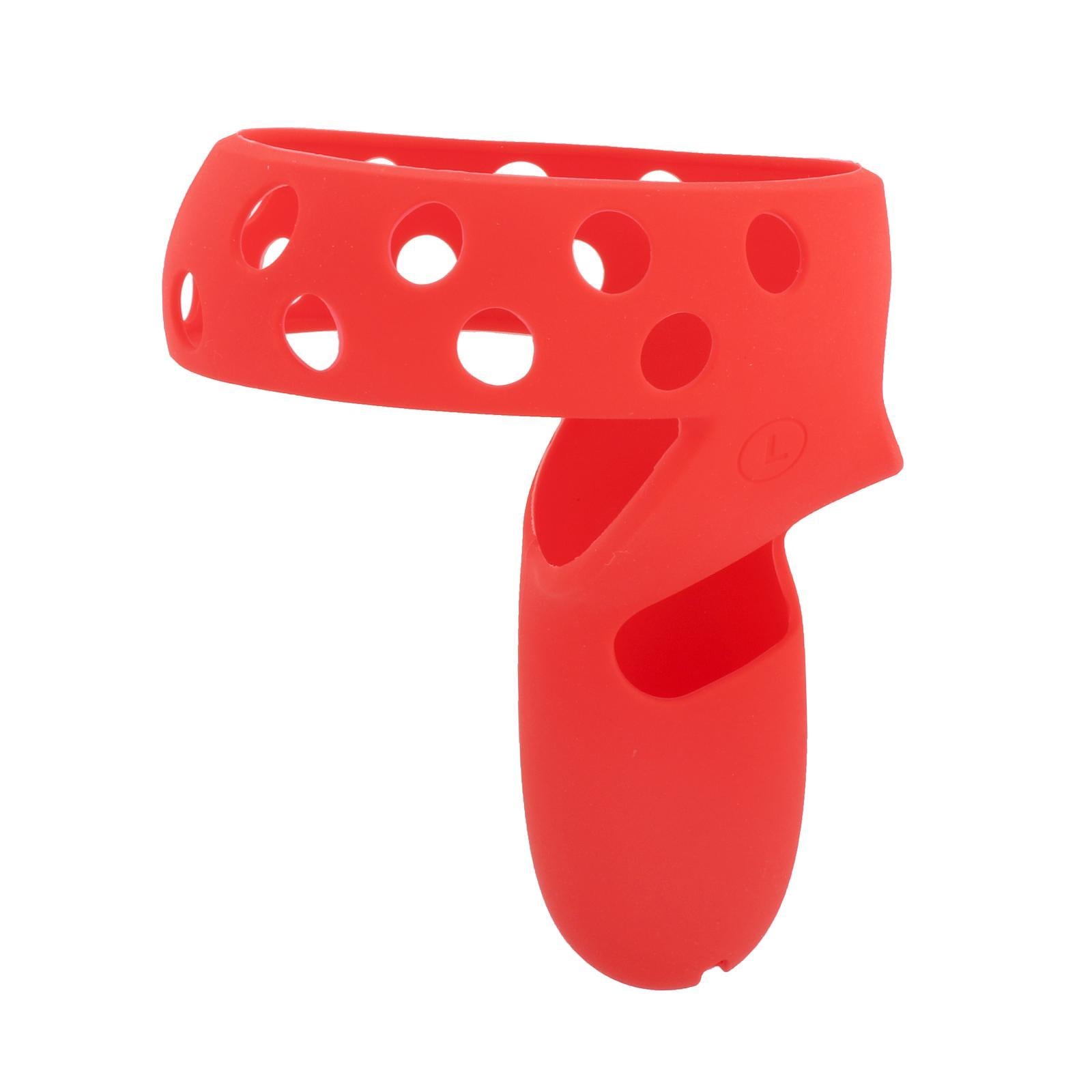 Silicone Sleeve Skin Covers Protector for Oculus Quest2 Controller VR Red