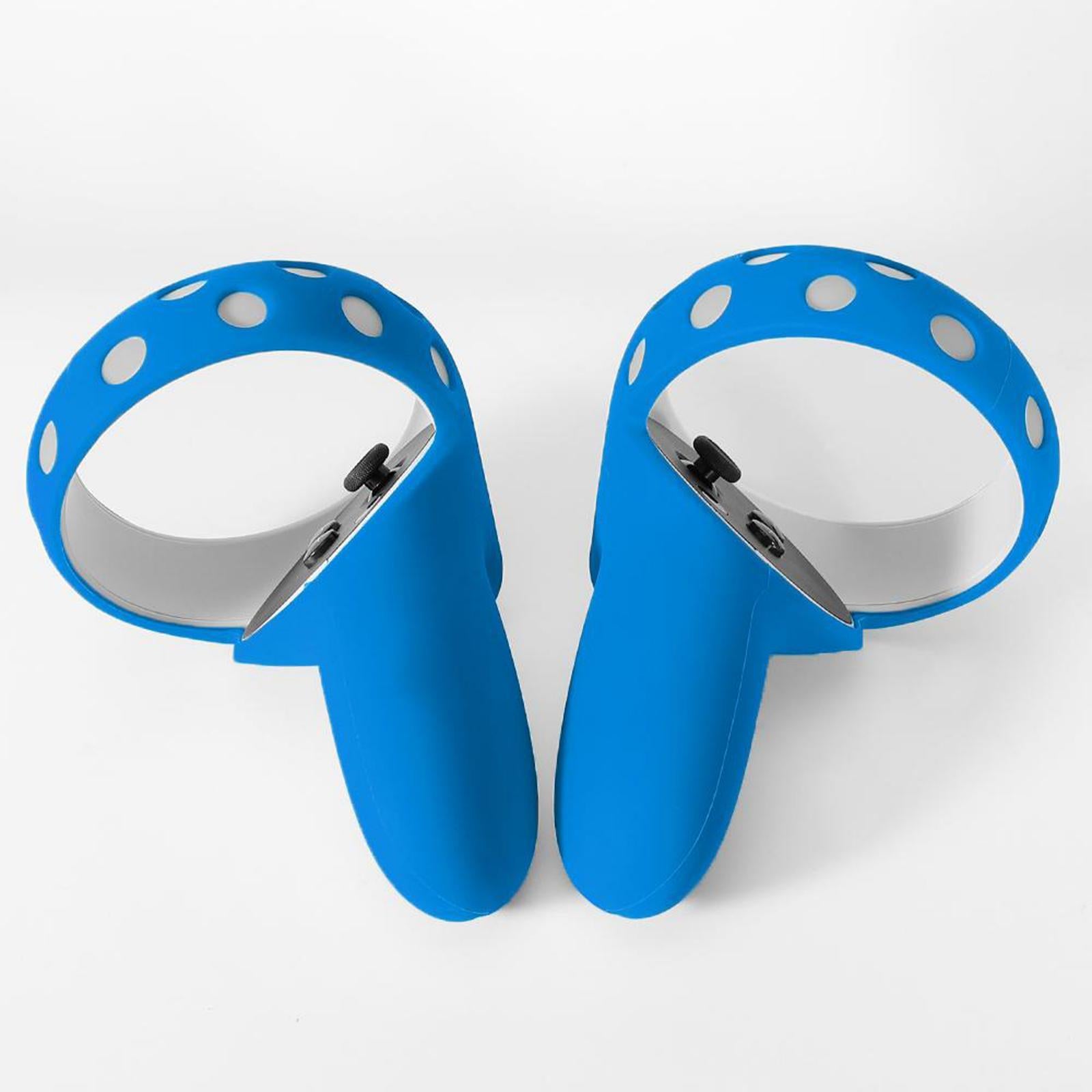 Silicone Sleeve Skin Covers Protector for Oculus Quest2 Controller VR Blue
