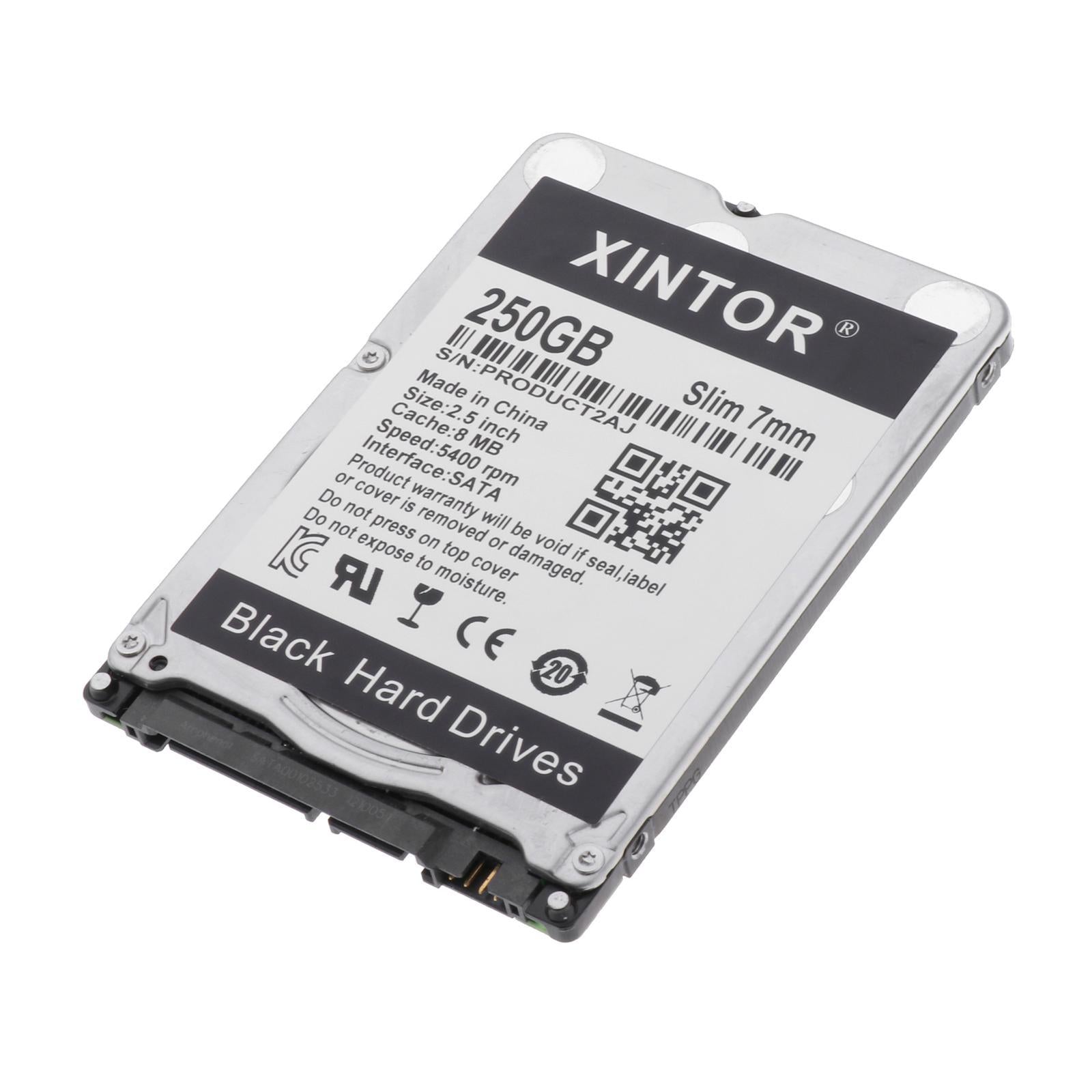 Slim Alloy 2.5in Internal HDD 160GB/250GB/320GB/500BG & SATA Interface 250GB