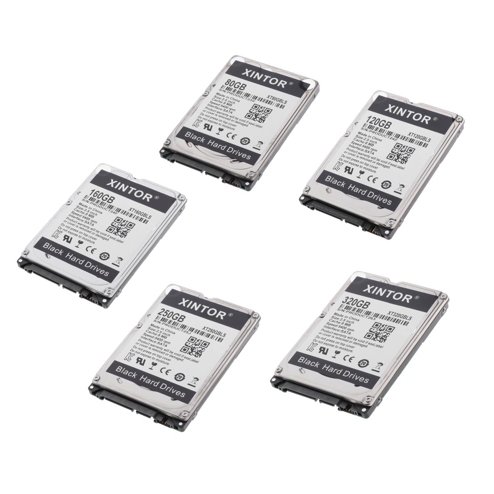 2.5 inch Internal Hard Disk Drive SATA Interface Hard Disk 5400RPM 80GB