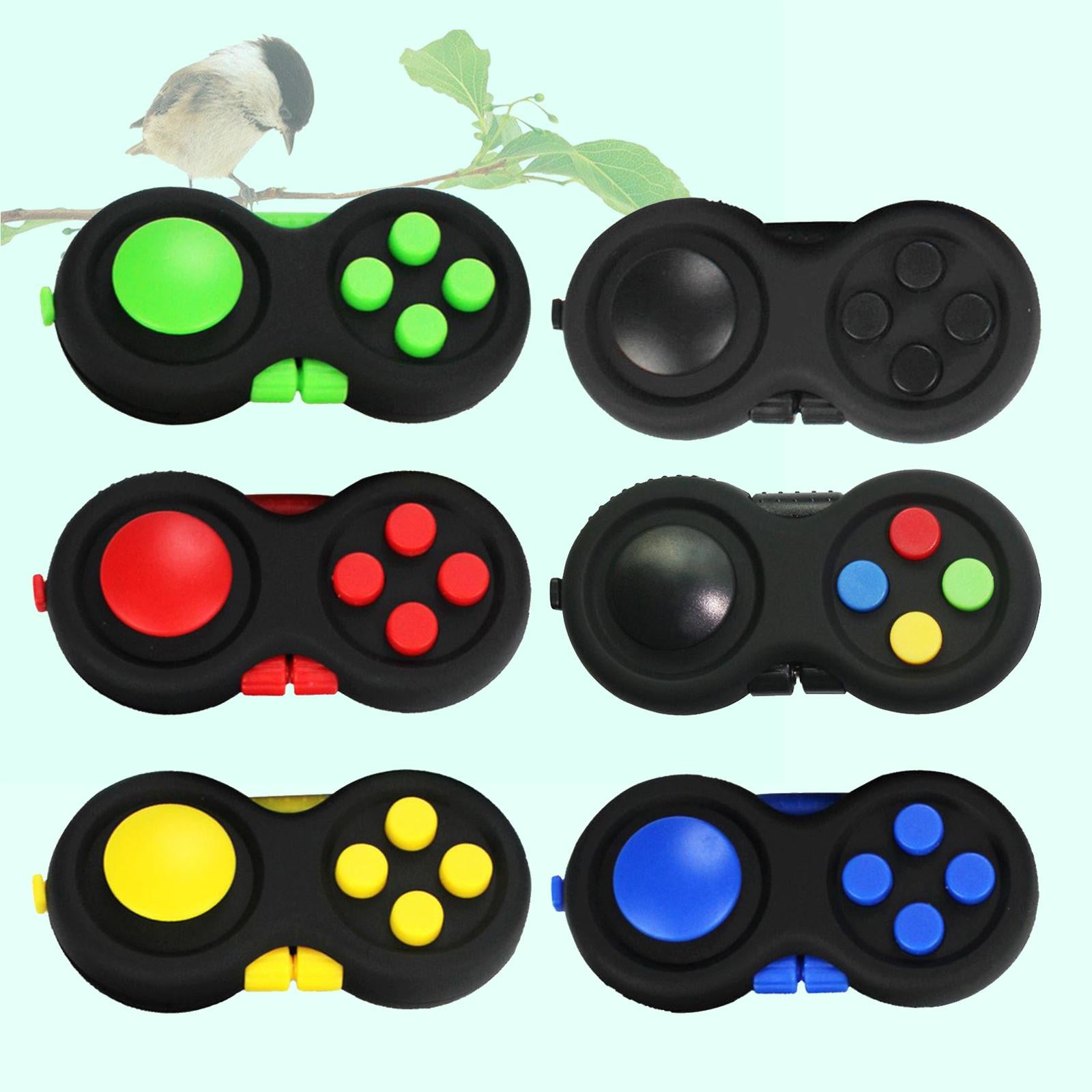 Fidget Pad Anxiety Stress Relief Hand Toy All in one Full Black