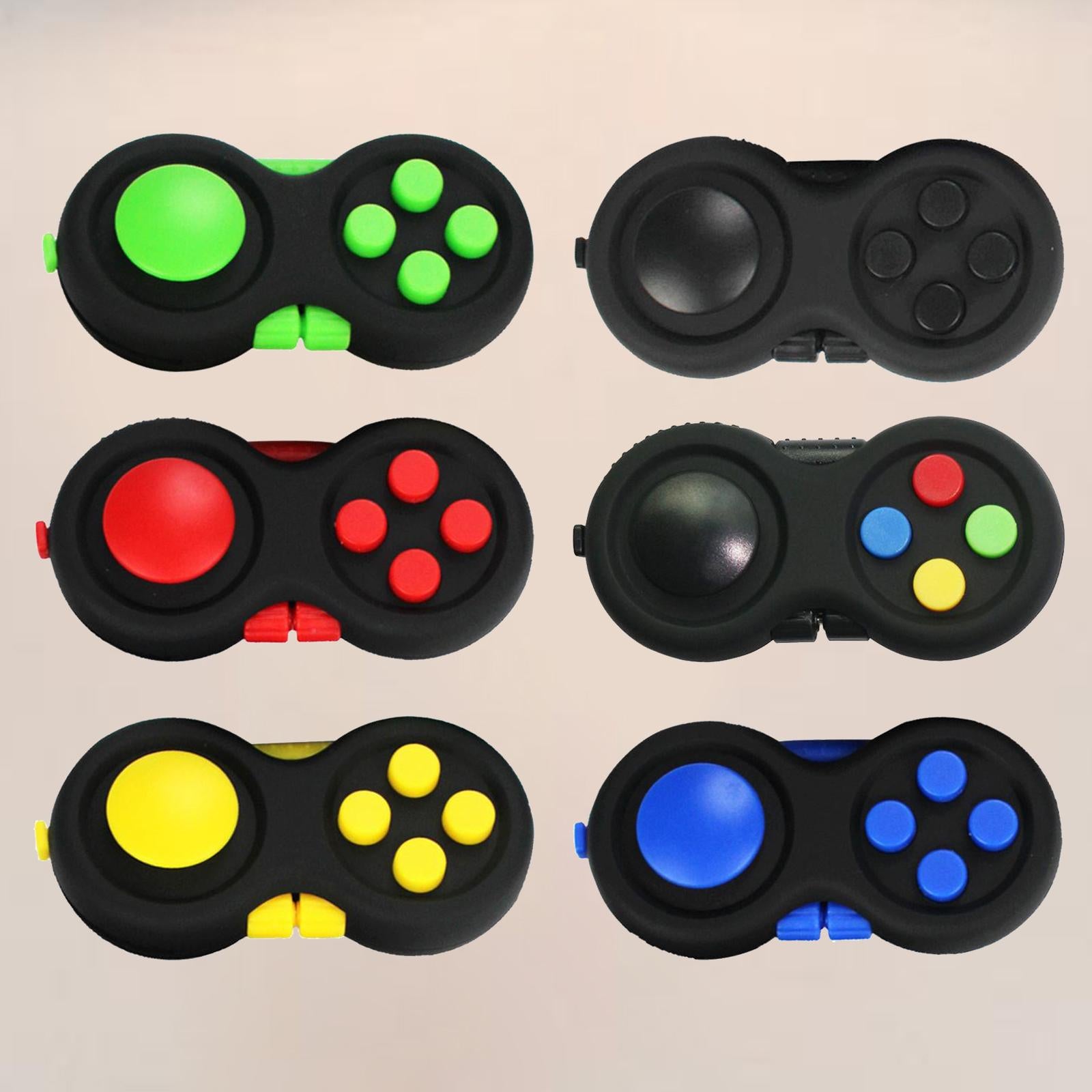 Fidget Pad Anxiety Stress Relief Hand Toy All in one Full Black