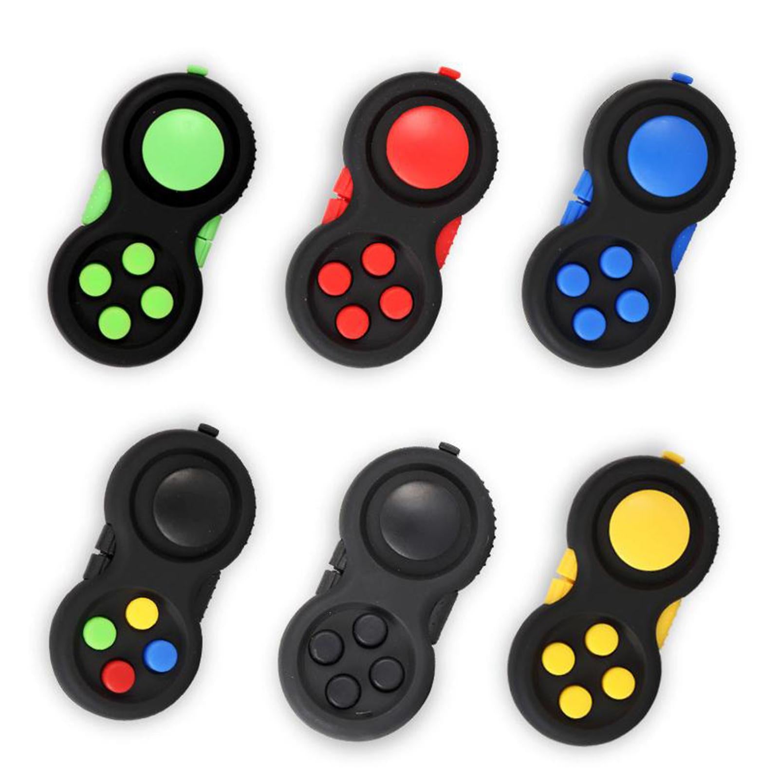 Fidget Pad Anxiety Stress Relief Hand Toy All in one Full Black
