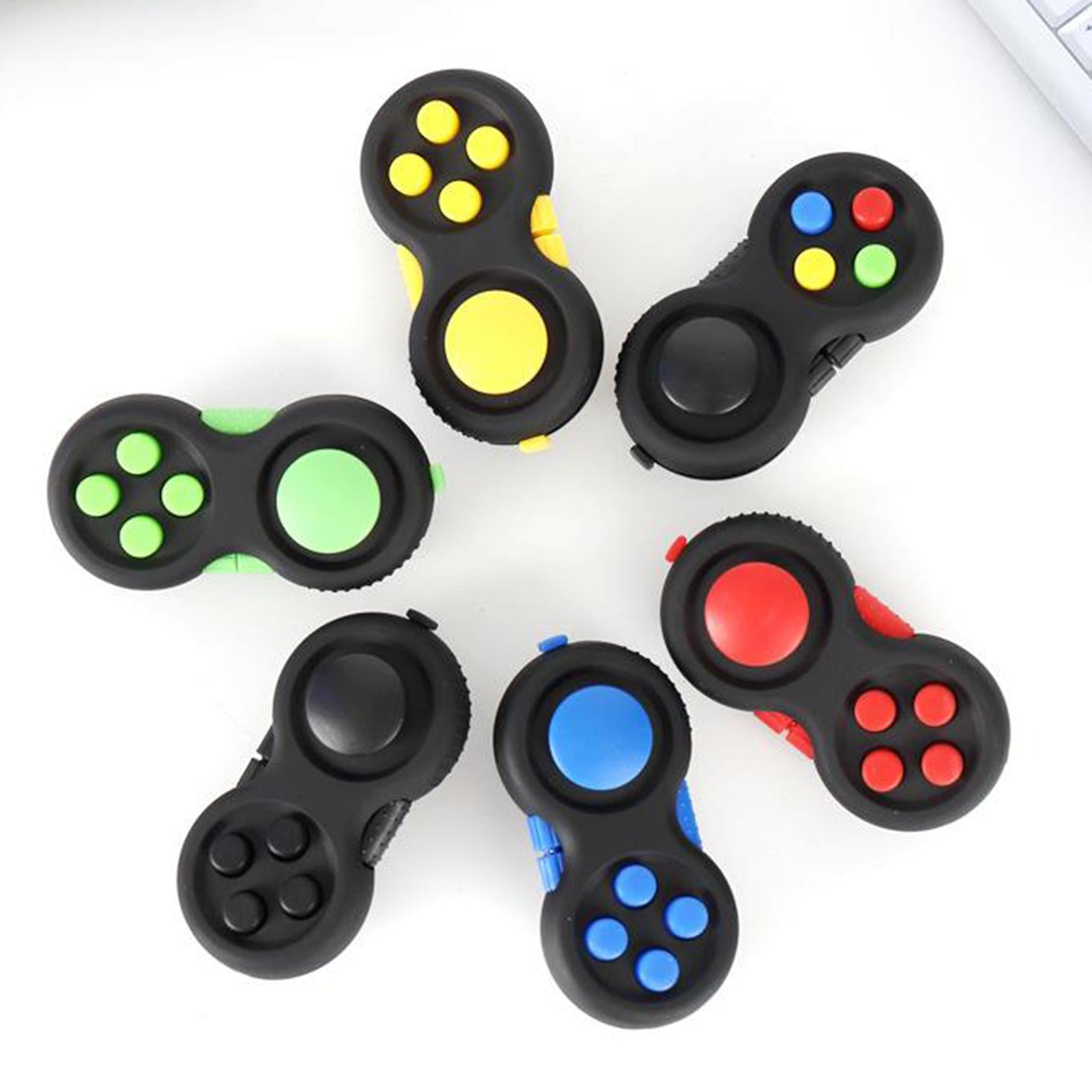 Fidget Pad Anxiety Stress Relief Hand Toy All in one Full Black