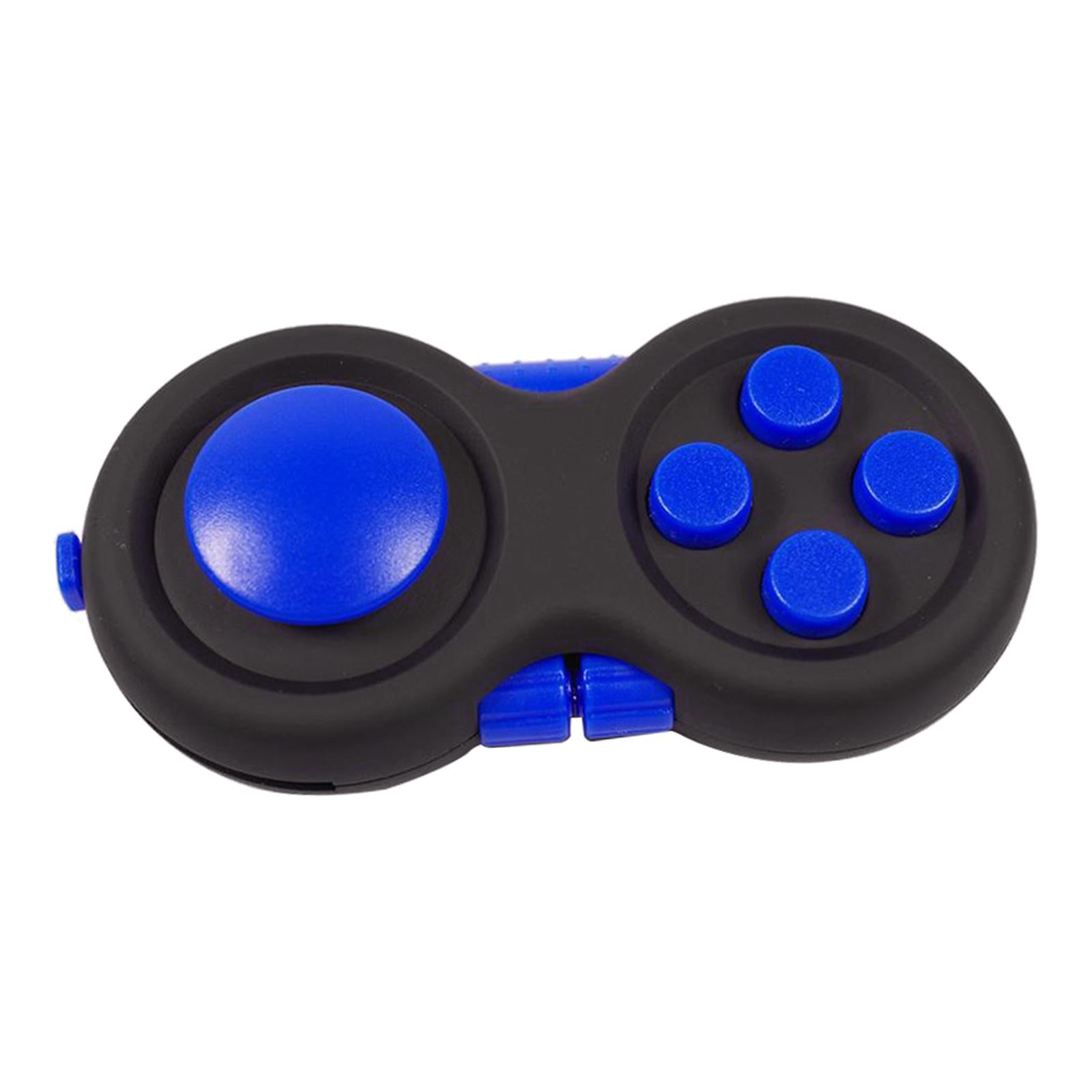 Fidget Pad Anxiety Stress Relief Hand Toy All in one Blue