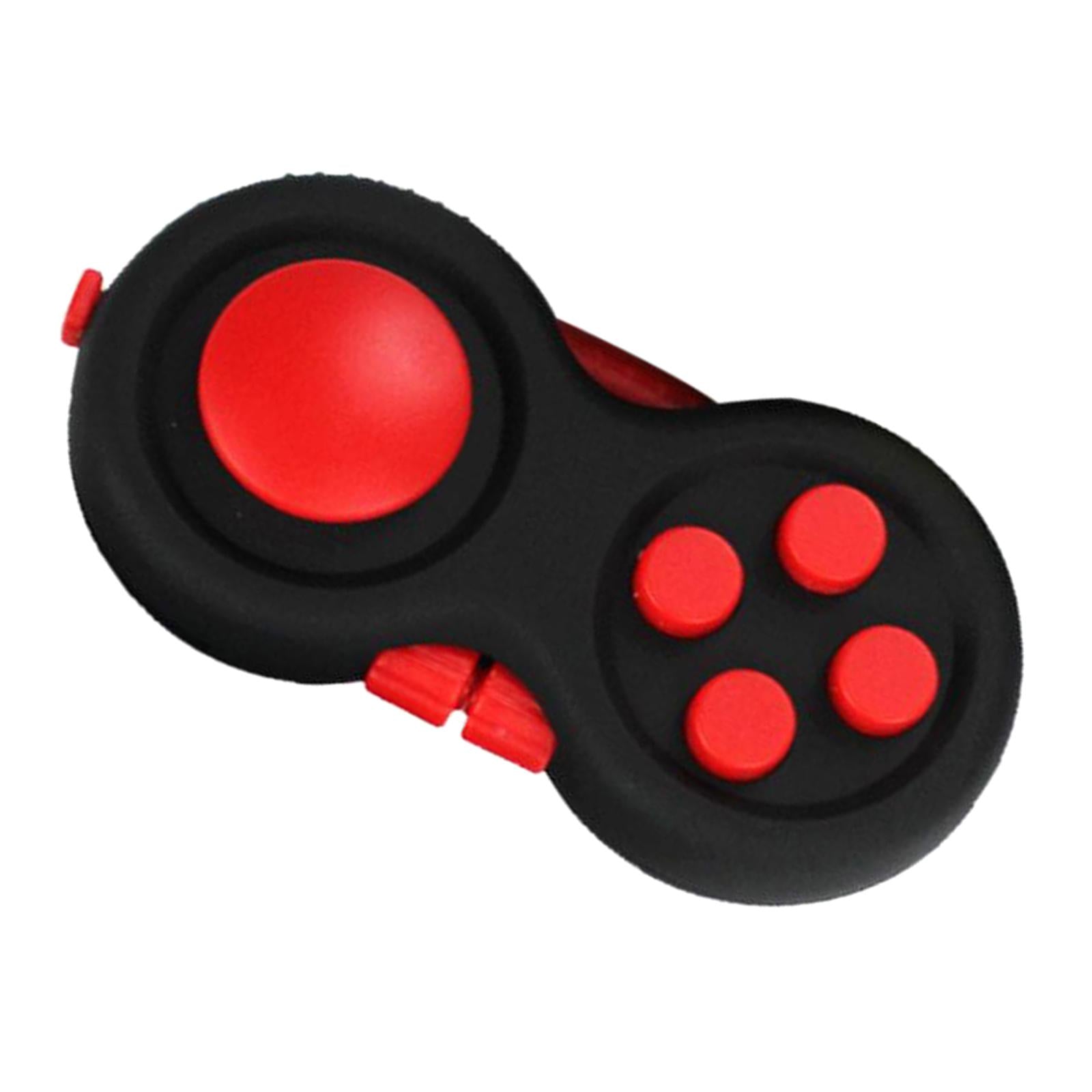 Fidget Pad Anxiety Stress Relief Hand Toy All in one Red
