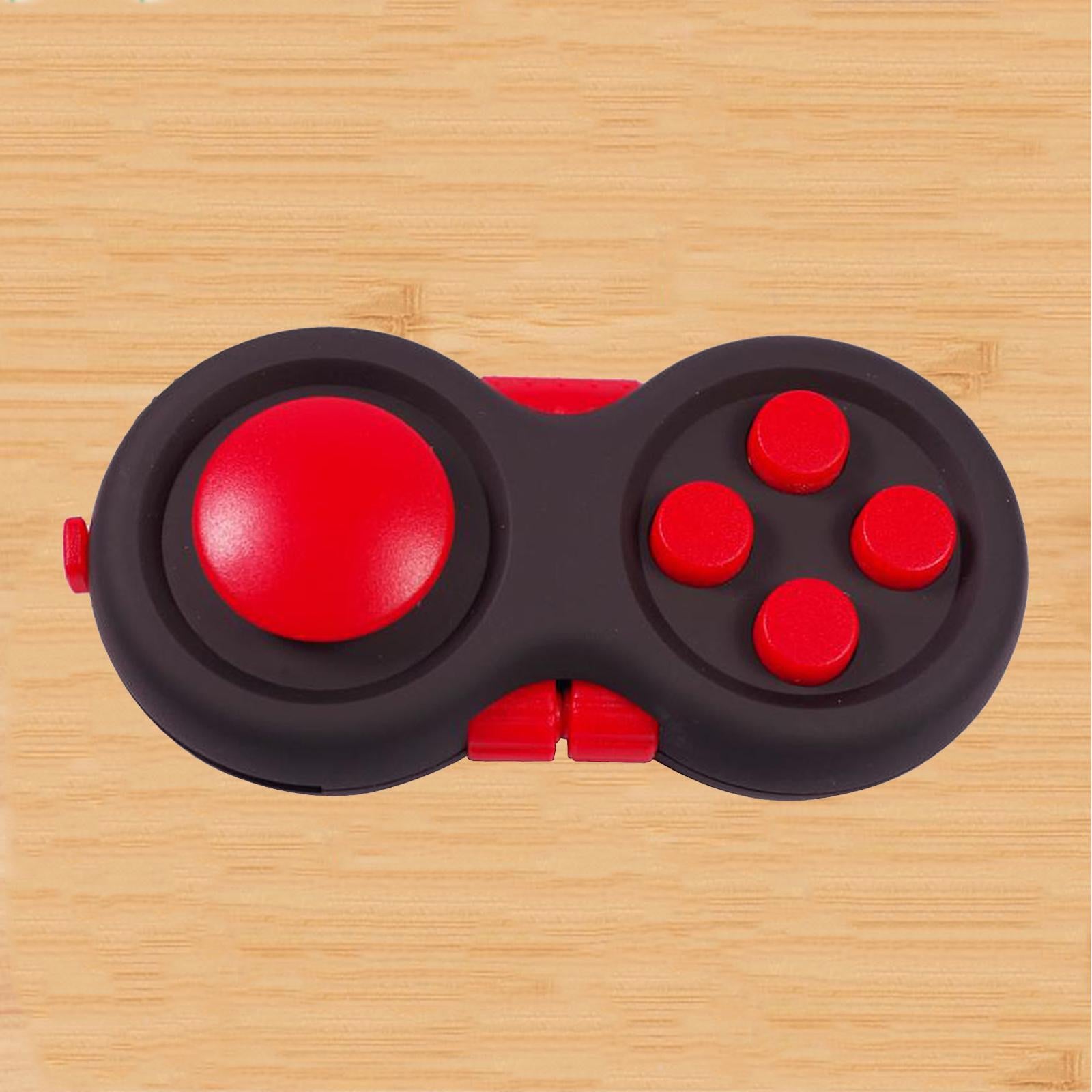 Fidget Pad Anxiety Stress Relief Hand Toy All in one Red