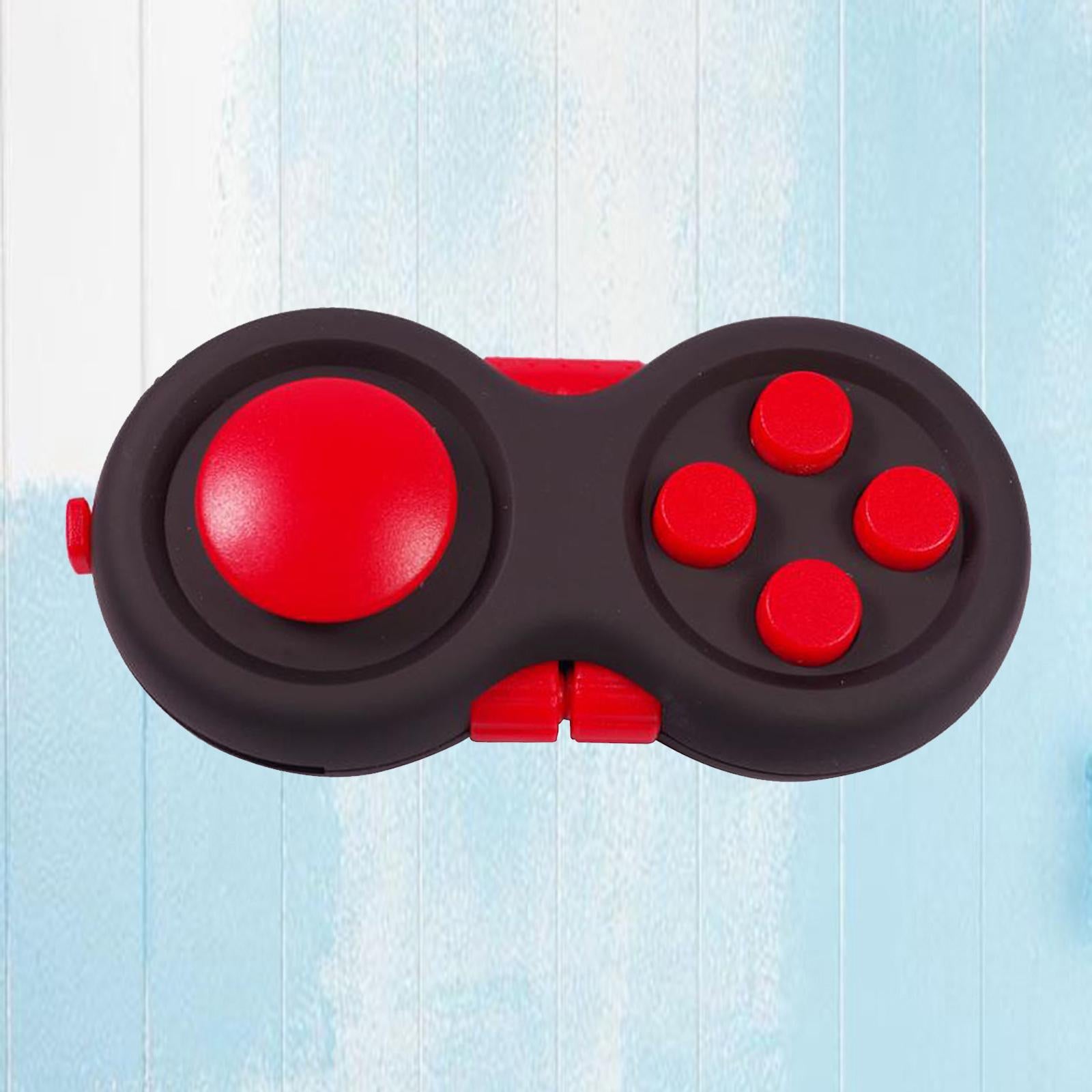 Fidget Pad Anxiety Stress Relief Hand Toy All in one Red