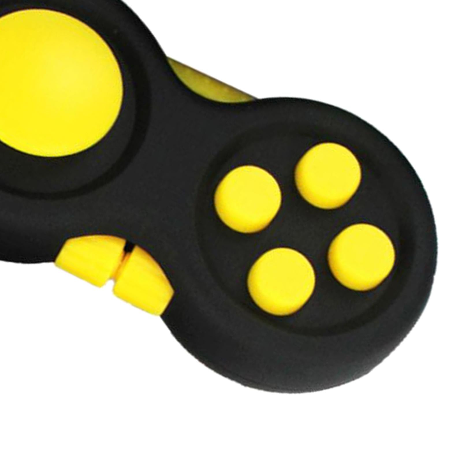 Fidget Pad Anxiety Stress Relief Hand Toy All in one Yellow