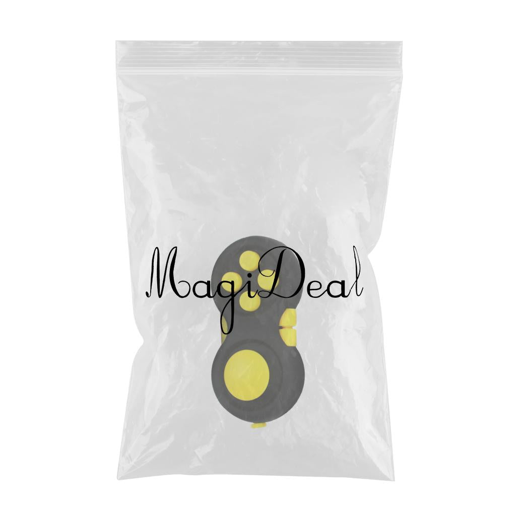 Fidget Pad Anxiety Stress Relief Hand Toy All in one Yellow