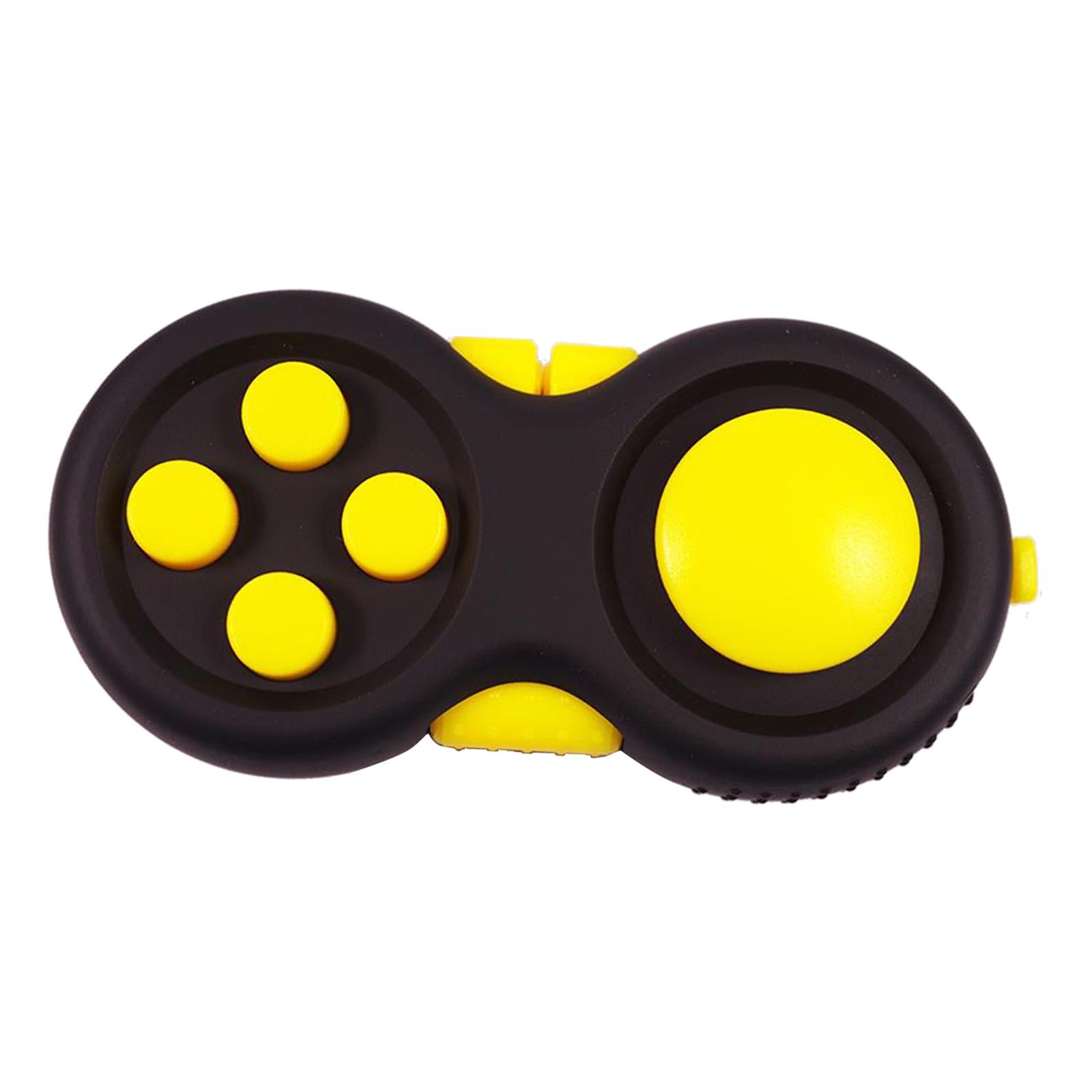 Fidget Pad Anxiety Stress Relief Hand Toy All in one Yellow