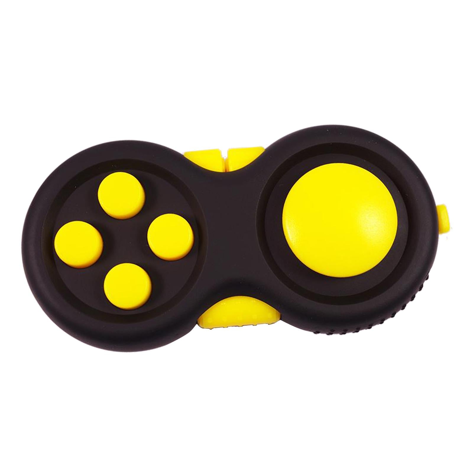 Fidget Pad Anxiety Stress Relief Hand Toy All in one Yellow