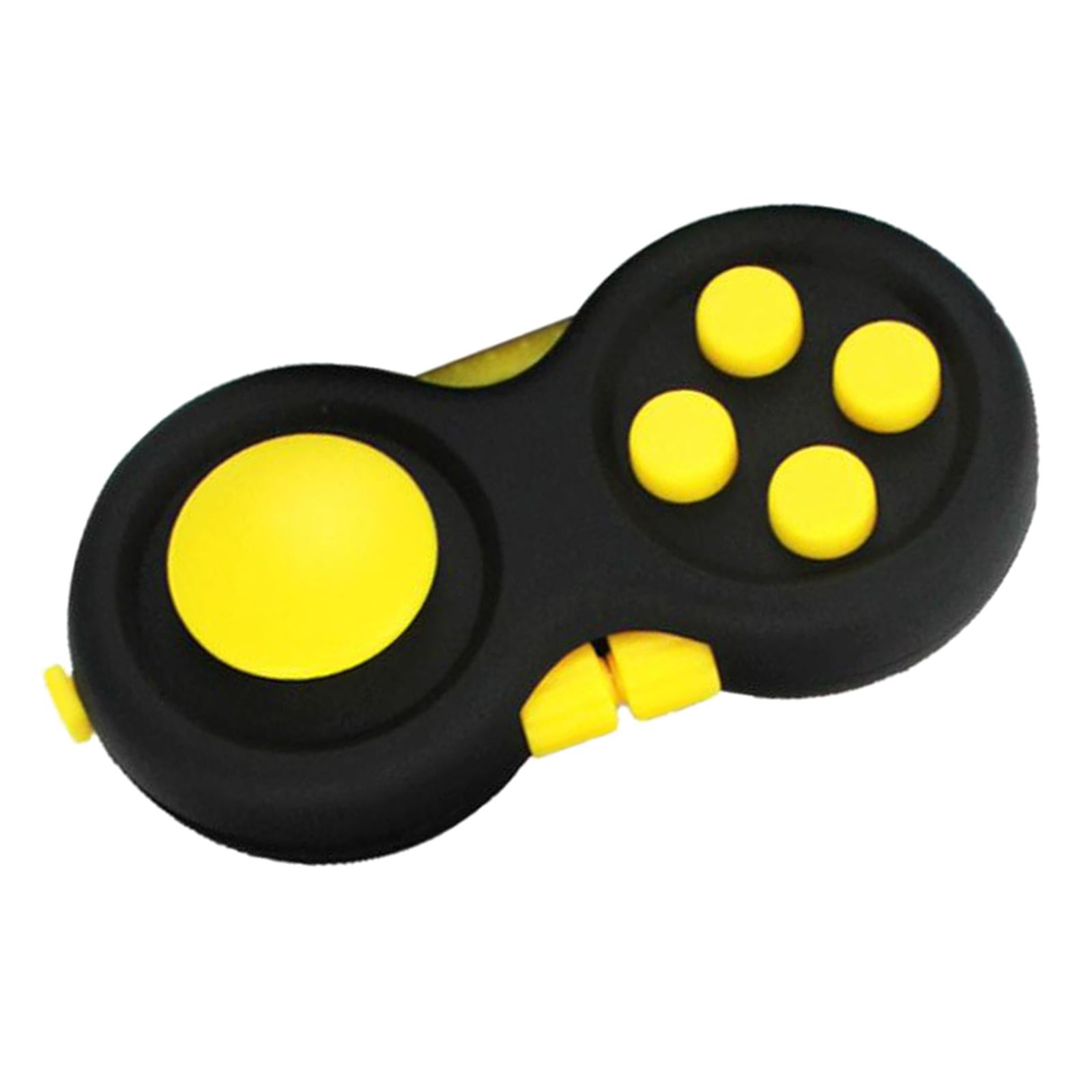 Fidget Pad Anxiety Stress Relief Hand Toy All in one Yellow