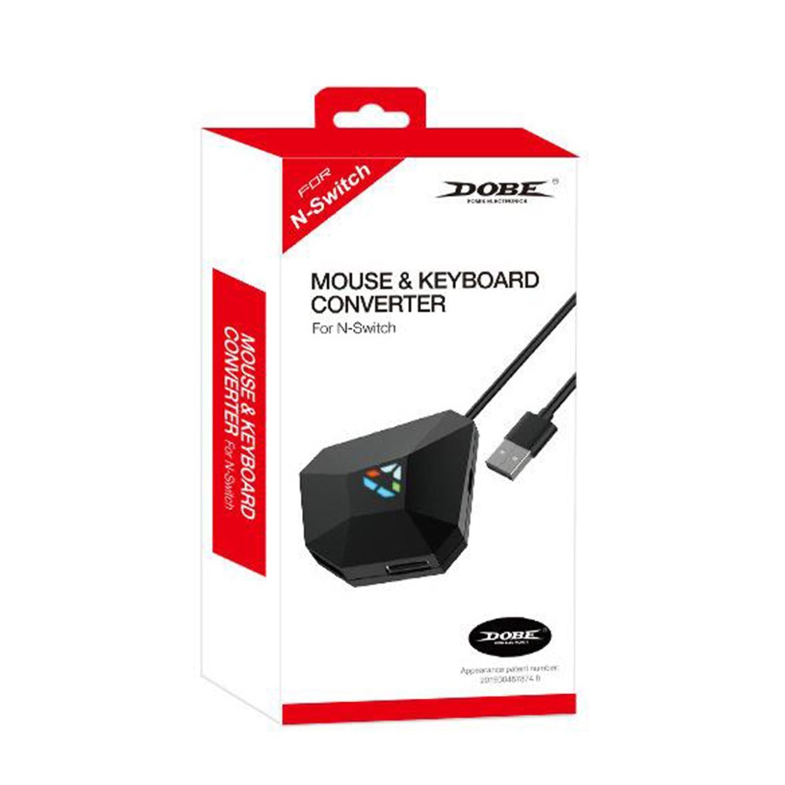 Black Keyboard and Mouse Converter Adapter for N-Switch PS4/3 Accessories