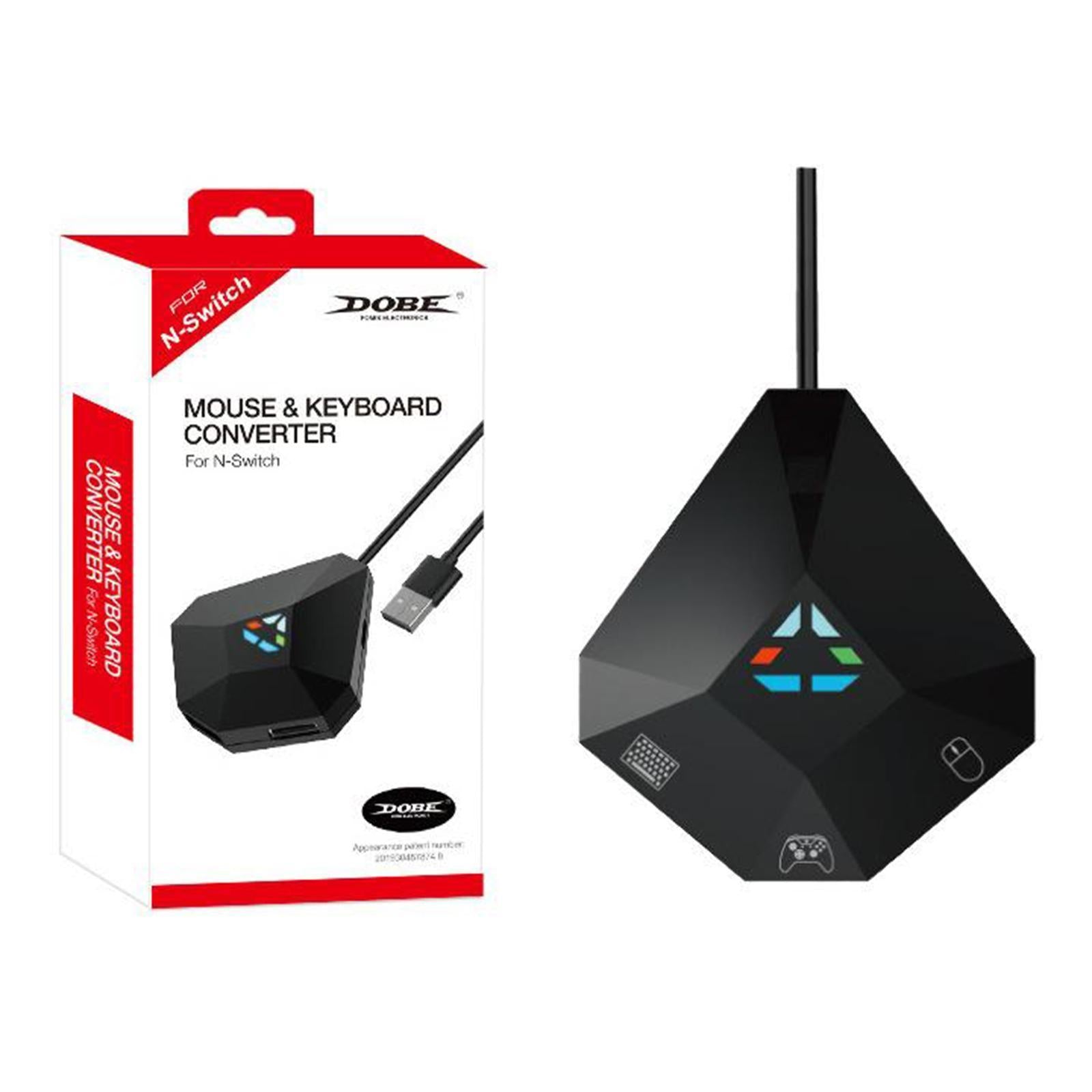 Black Keyboard and Mouse Converter Adapter for N-Switch PS4/3 Accessories