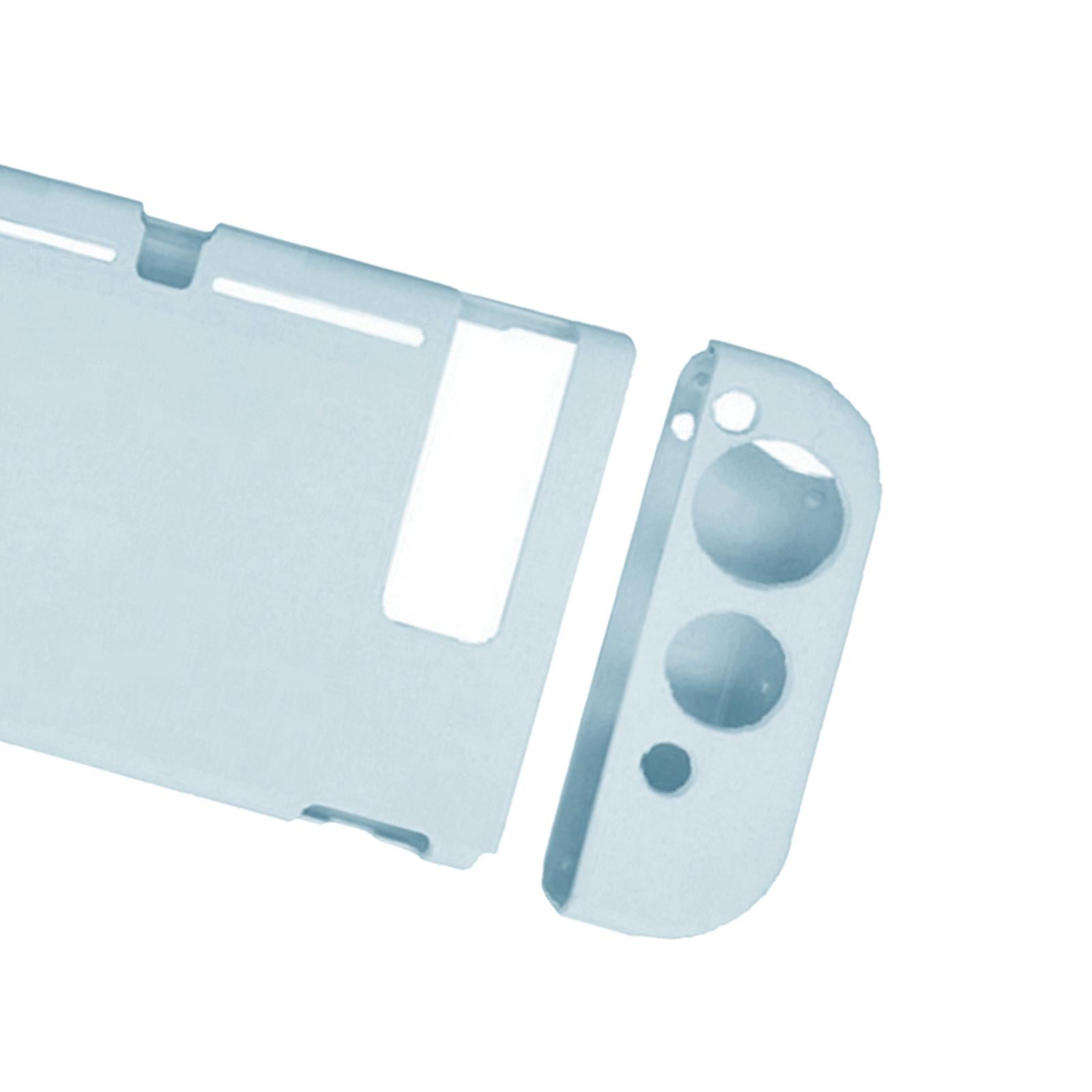 Soft Silicone Hard Colorful Protective Case Cover Shell for Nintendo Switch wind letter blue