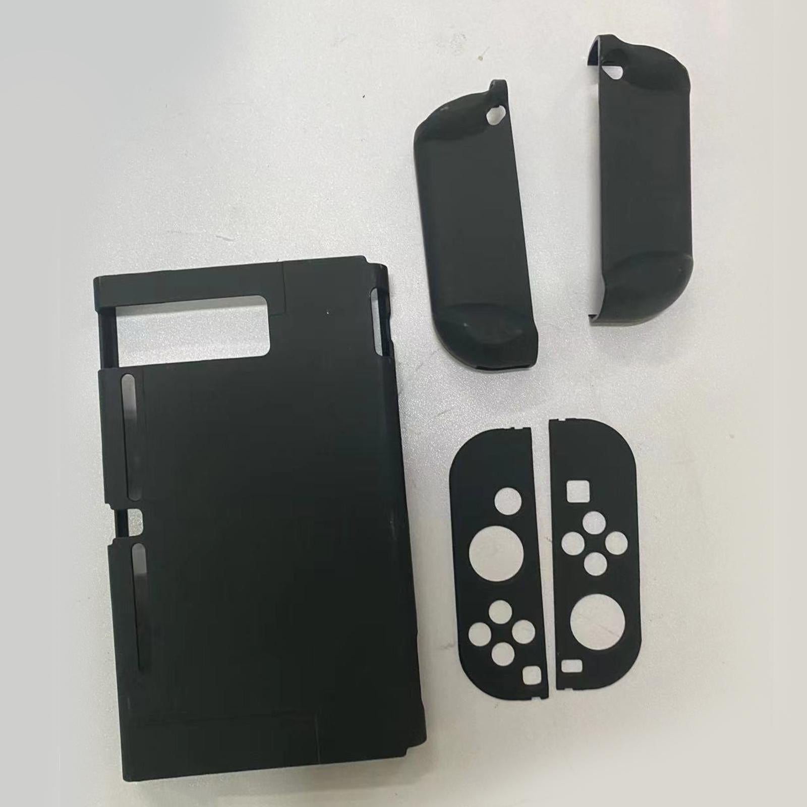 Soft Silicone Hard Colorful Protective Case Cover Shell for Nintendo Switch black