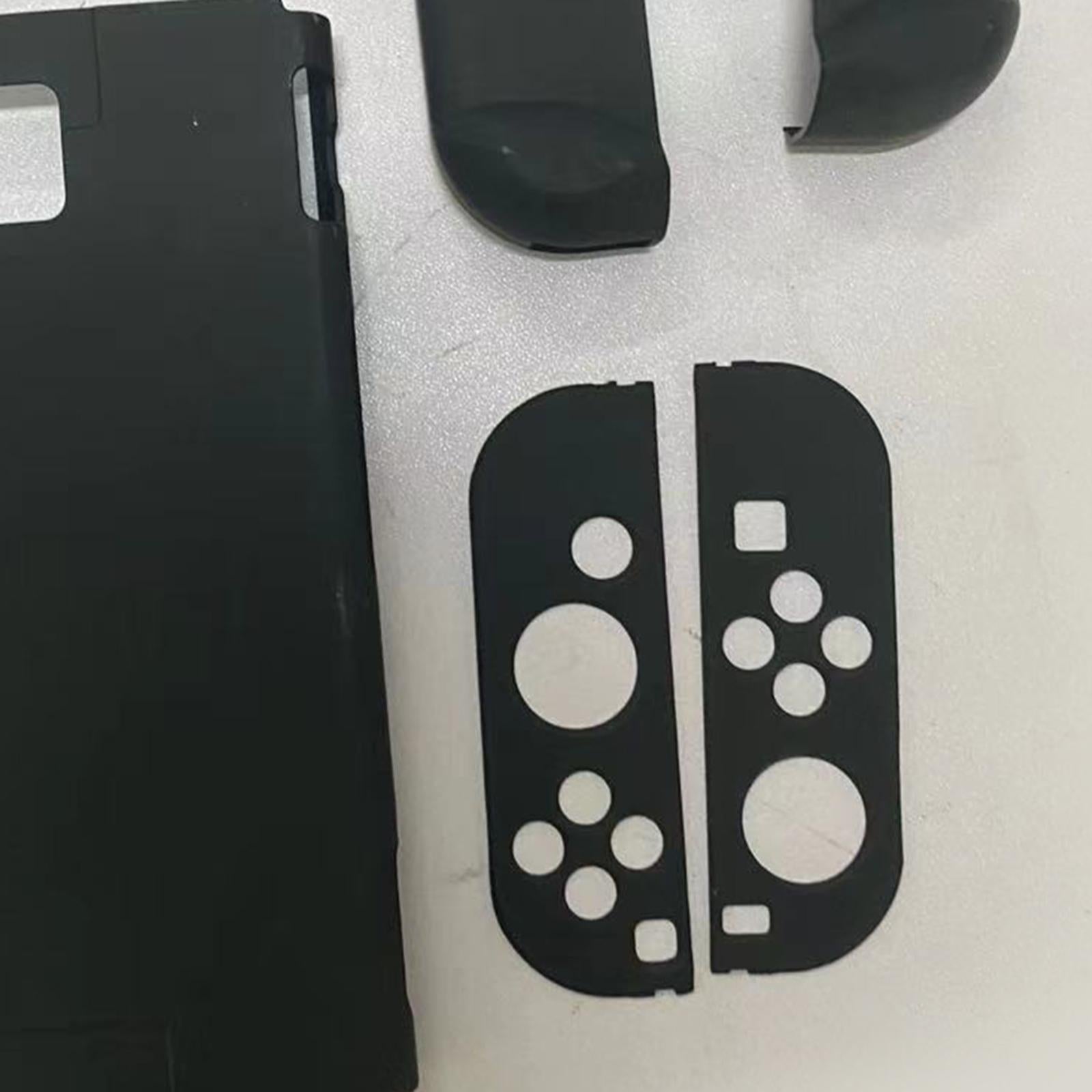 Soft Silicone Hard Colorful Protective Case Cover Shell for Nintendo Switch black