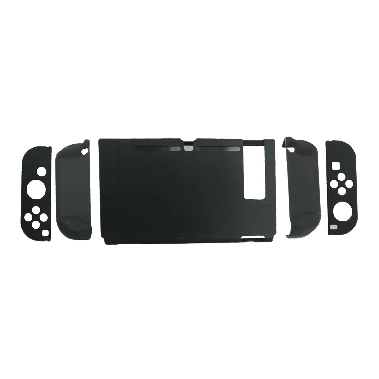 Soft Silicone Hard Colorful Protective Case Cover Shell for Nintendo Switch black