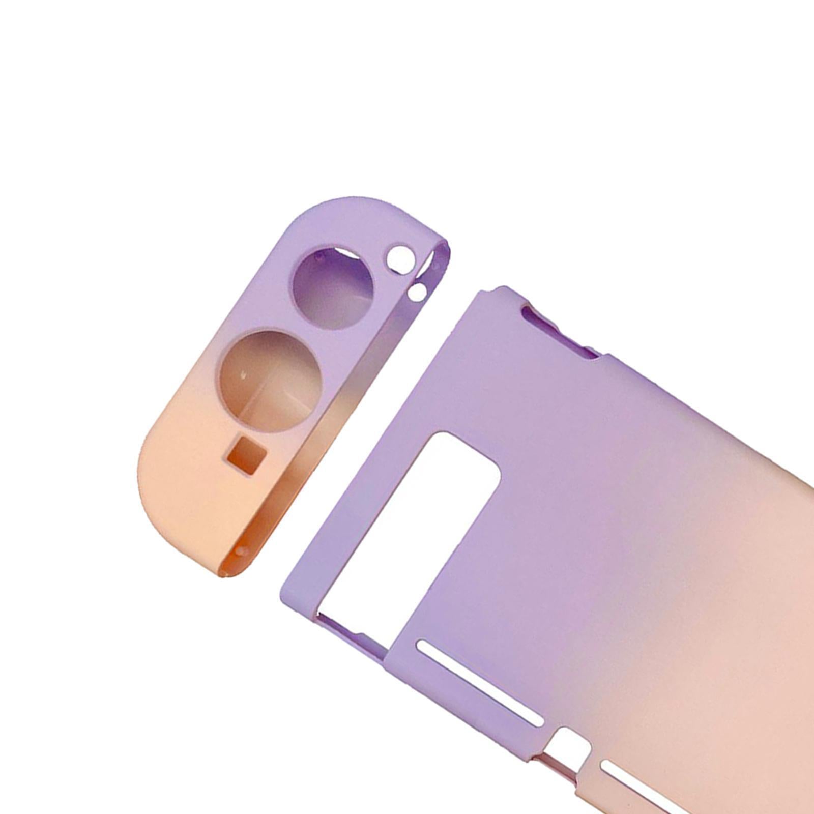 Soft Silicone Hard Colorful Protective Case Cover Shell for Nintendo Switch purple pink gradient