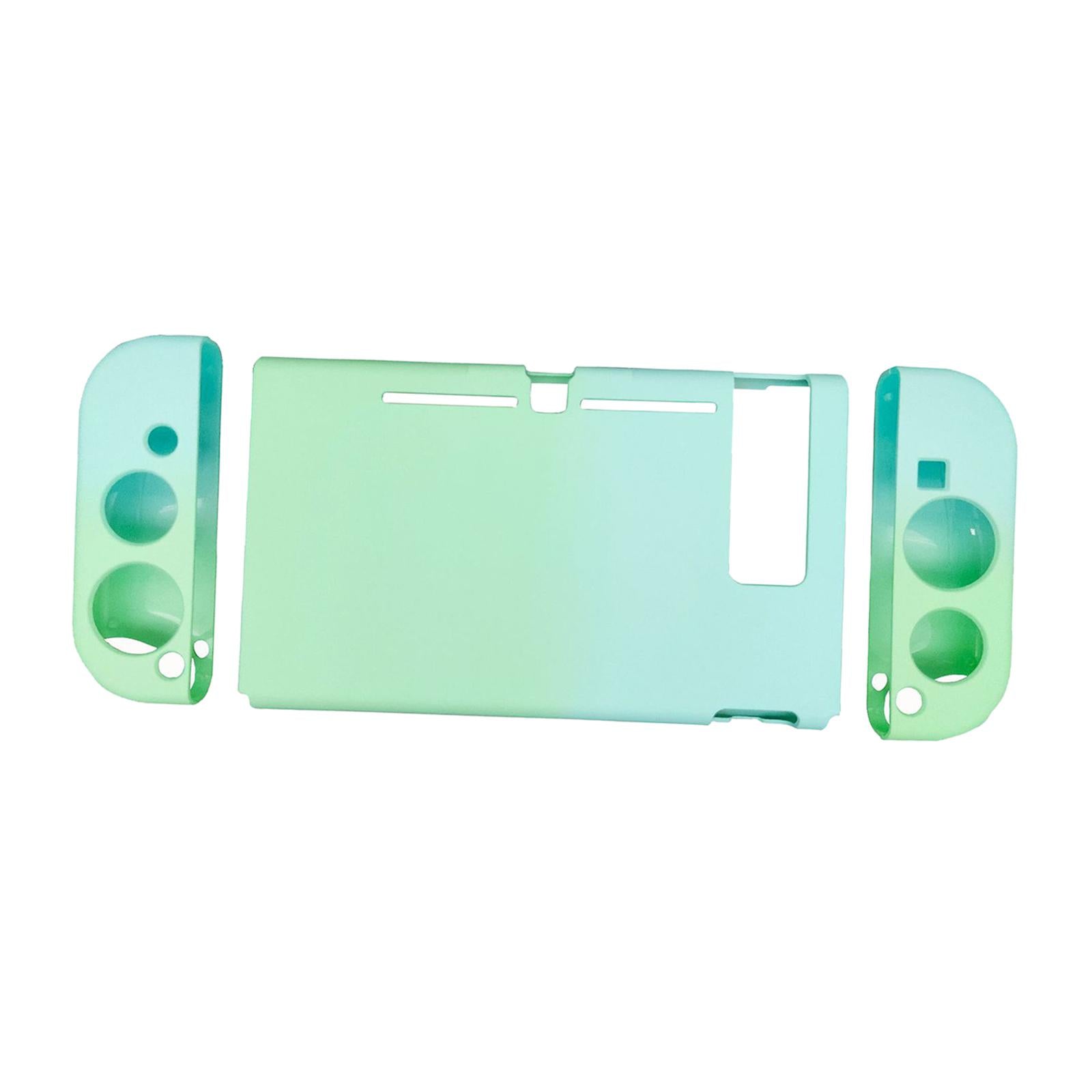 Soft Silicone Hard Colorful Protective Case Cover Shell for Nintendo Switch blue green gradient