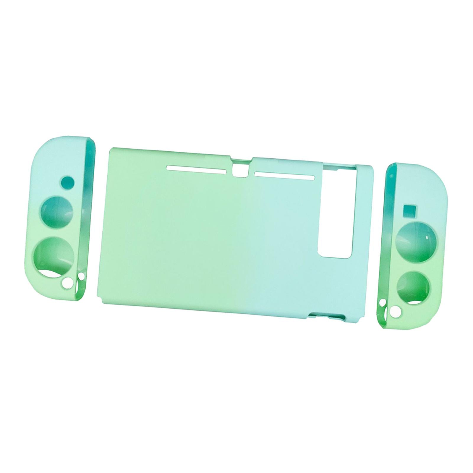 Soft Silicone Hard Colorful Protective Case Cover Shell for Nintendo Switch blue green gradient