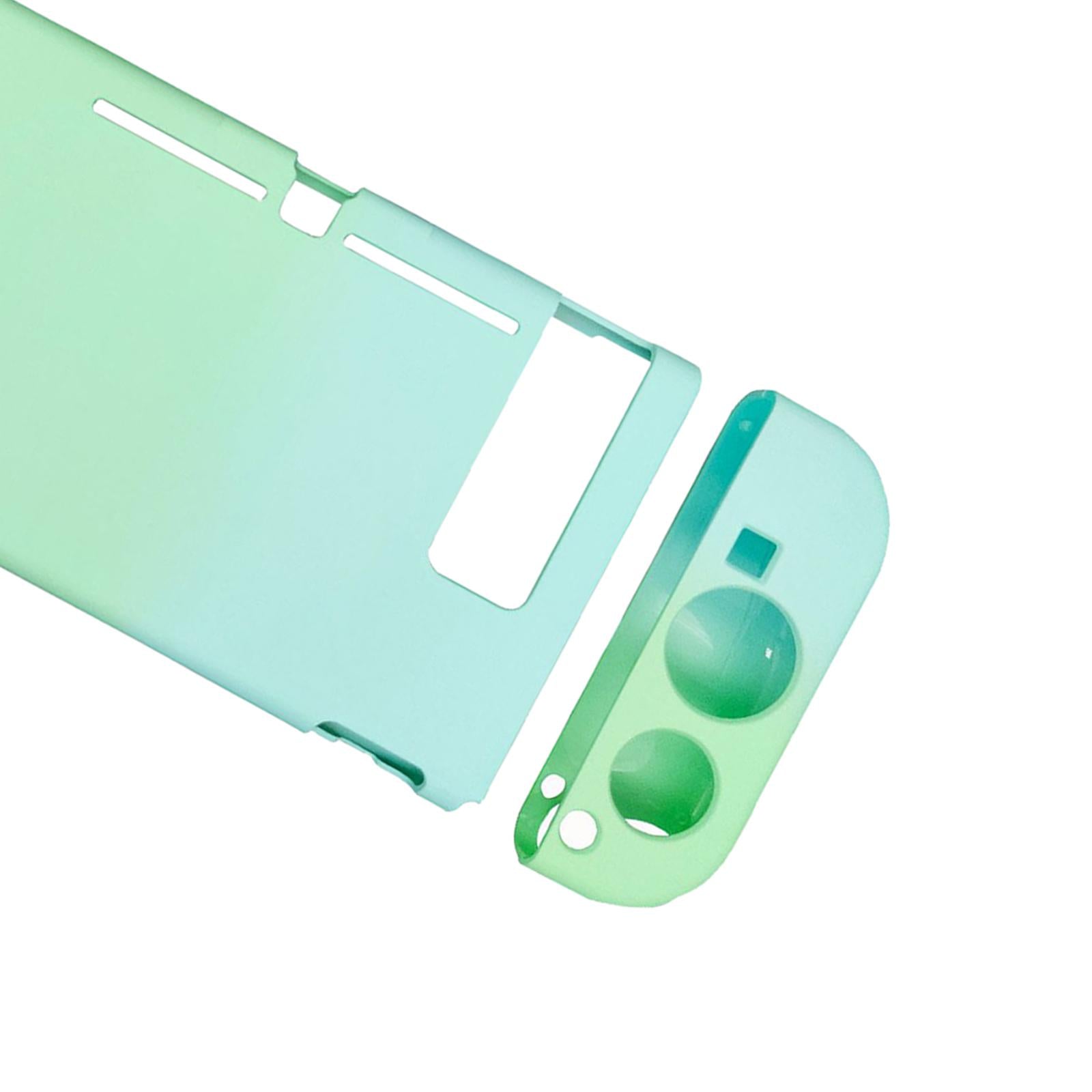 Soft Silicone Hard Colorful Protective Case Cover Shell for Nintendo Switch blue green gradient