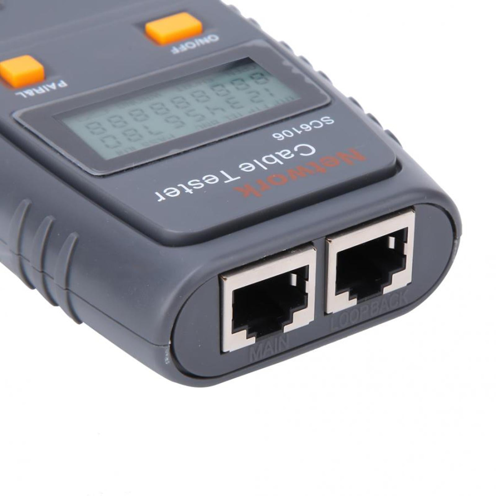 Network Cable Tester Cable Collation Continuity Checking for RJ45 RJ11