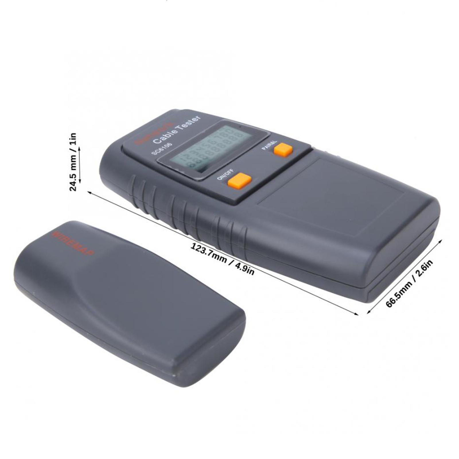 Network Cable Tester Cable Collation Continuity Checking for RJ45 RJ11