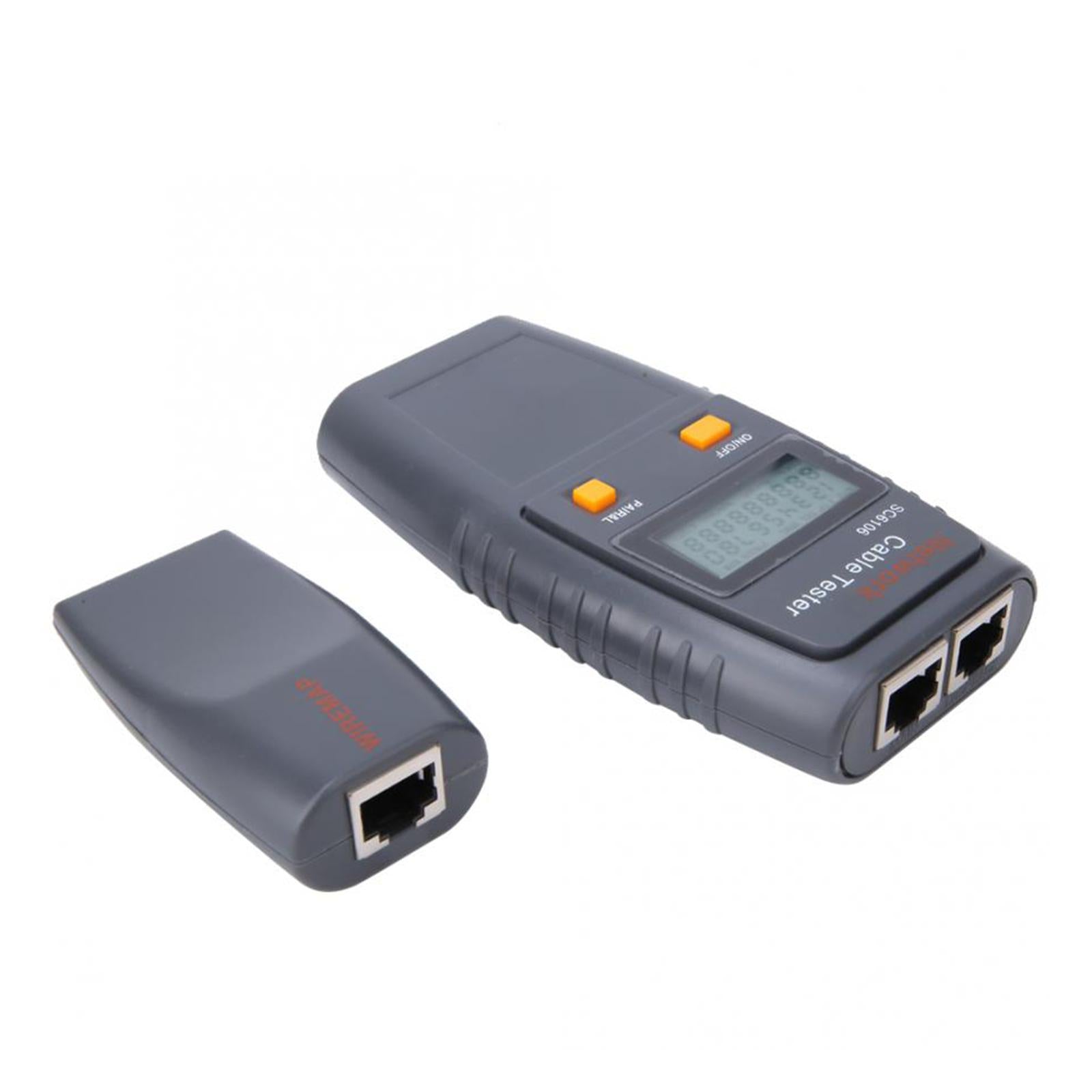 Network Cable Tester Cable Collation Continuity Checking for RJ45 RJ11