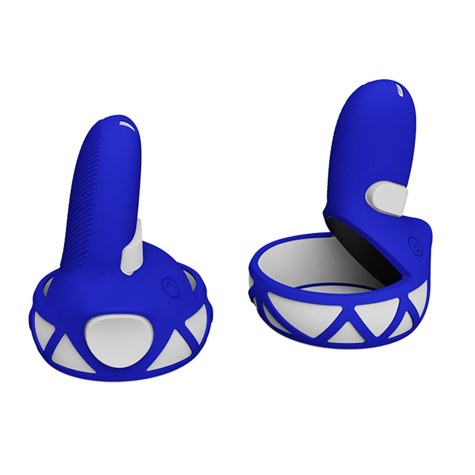 Grip Cover for Oculus Quest 2 Headset Easy Remove Comfortable Blue