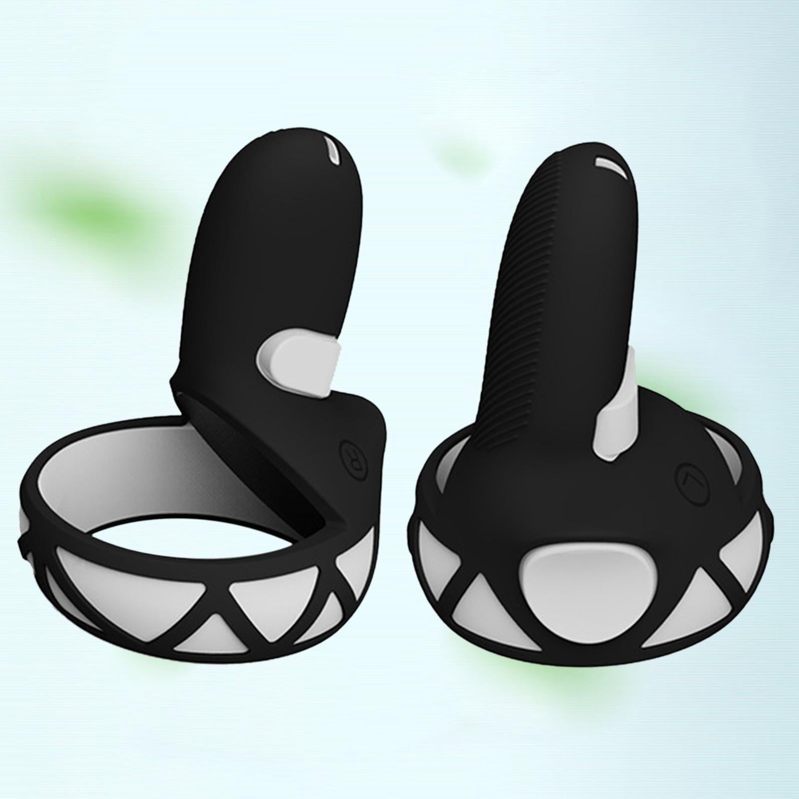 Grip Cover for Oculus Quest 2 Headset Easy Remove Comfortable Black