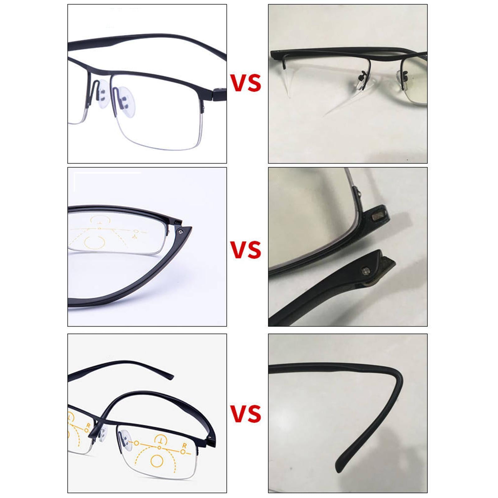 Presbyopic Glasses Progressive Reading Anti-Blue Light Gold 150 Degree