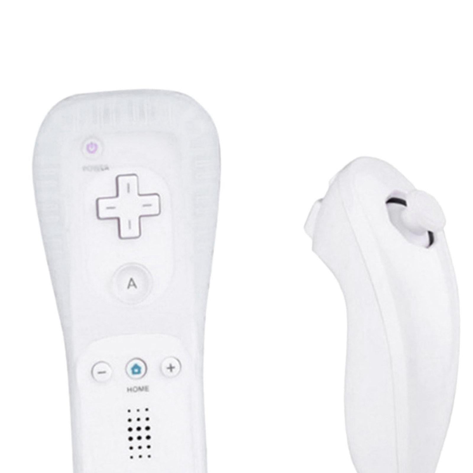 Gesture Controller and Nunchuck Joystick Combo for Nintendo Wii Wii U white