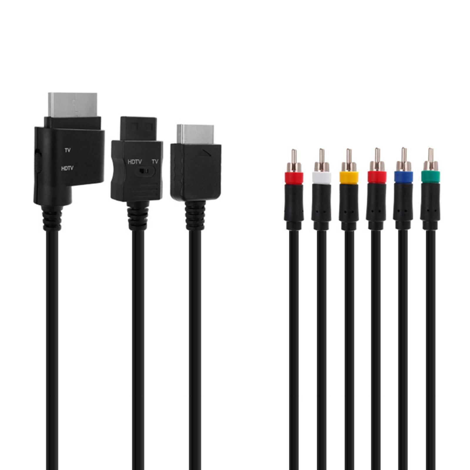 Gaming AV Cable Audio Video Cable for PS2 3 Console HD Component Accessories