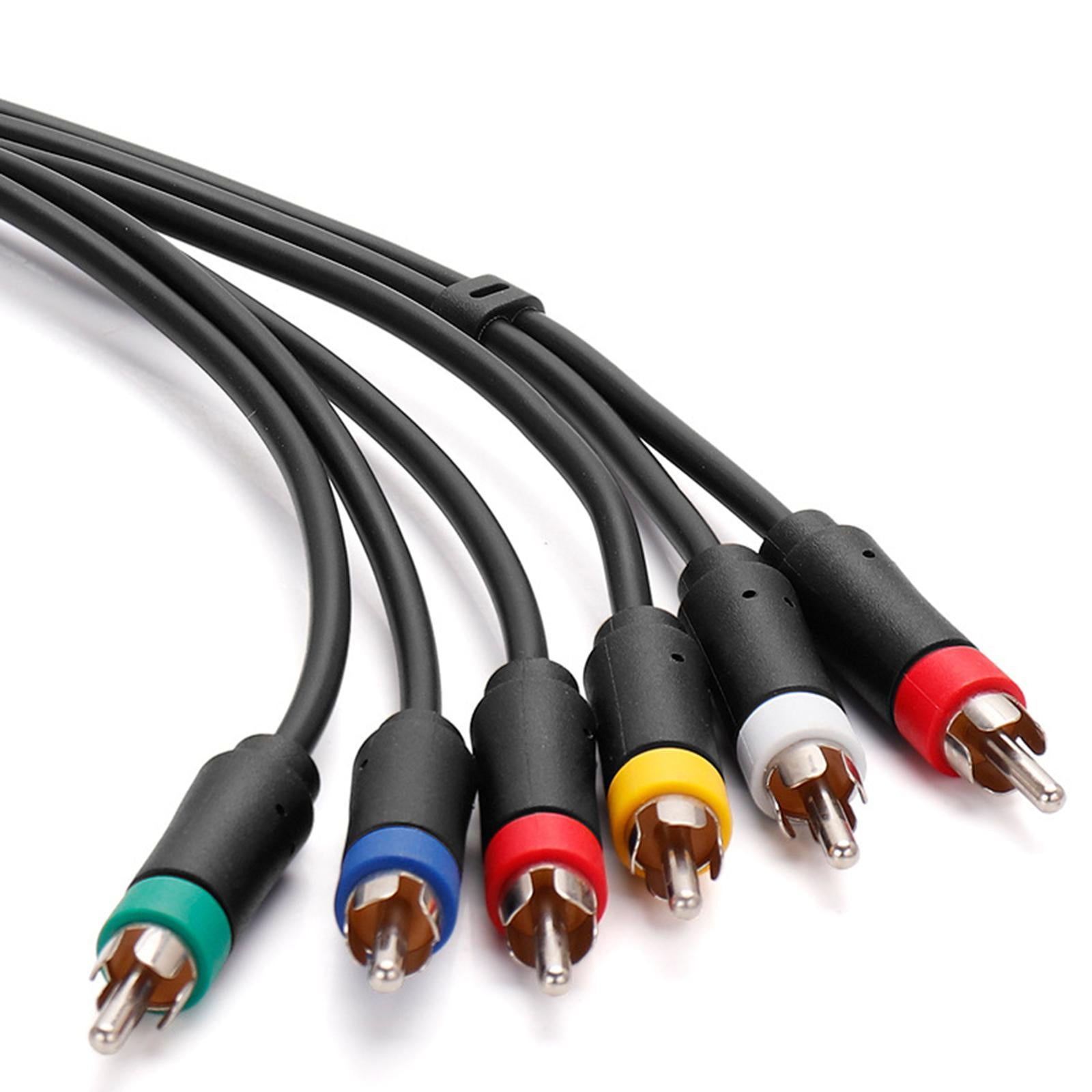 Gaming AV Cable Audio Video Cable for PS2 3 Console HD Component Accessories