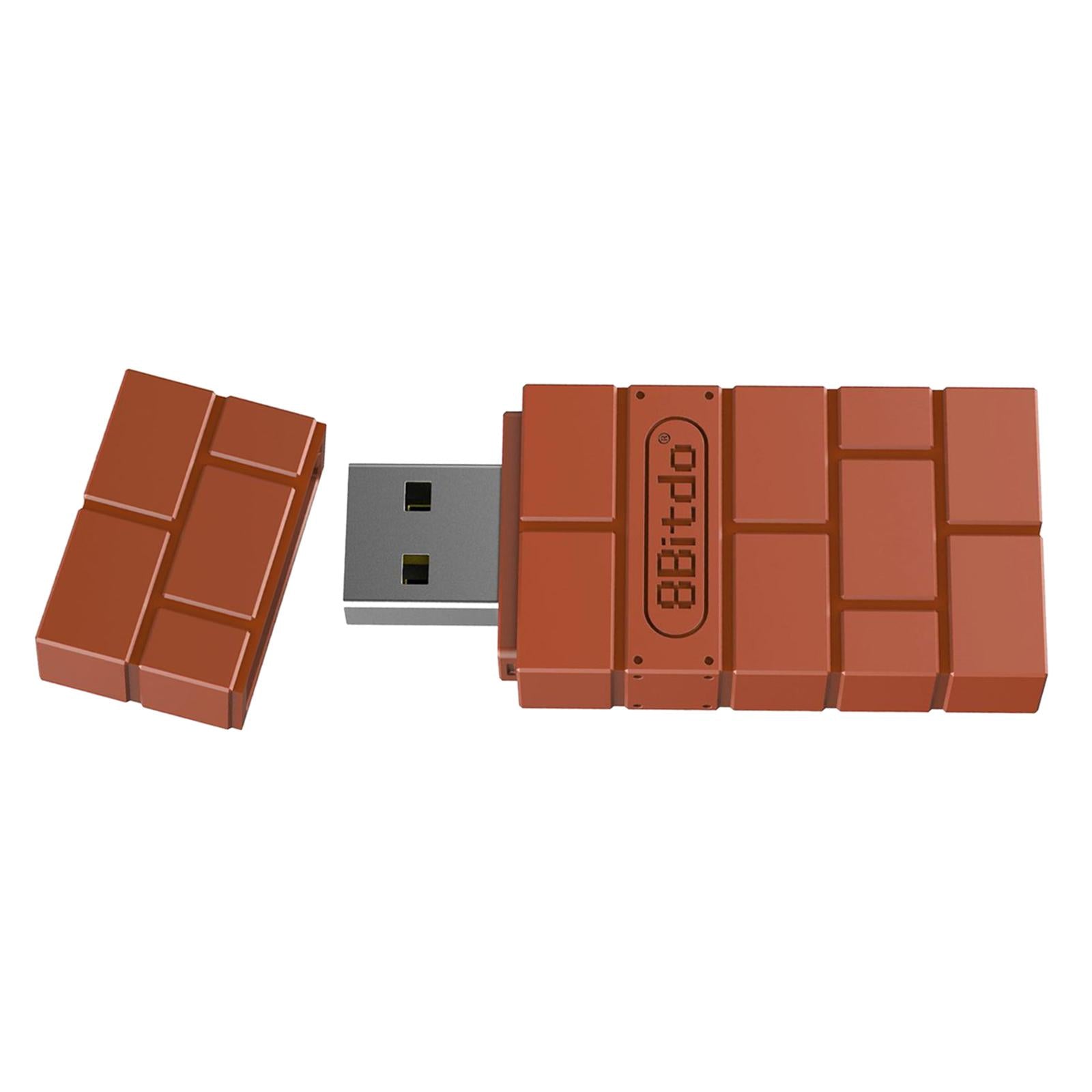 USB Wireless Bluetooth Receiver For Nintendo Switch Controller Wine Red