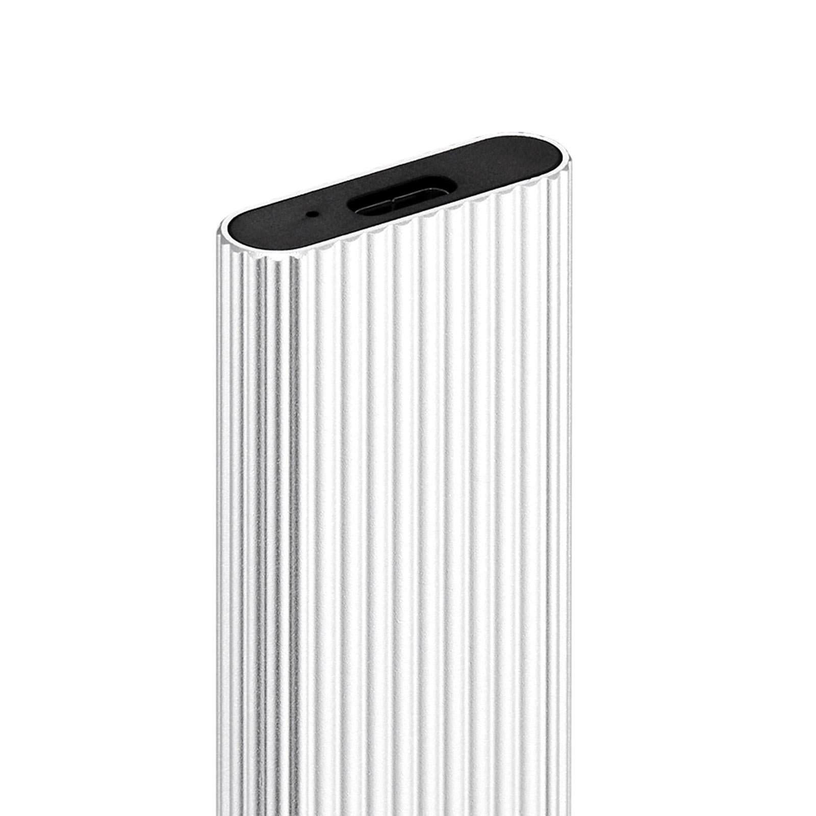 Aluminum Alloy 1TB SSD External Portable Up to 430 MB/s USB 3.1 Gen-1 silver