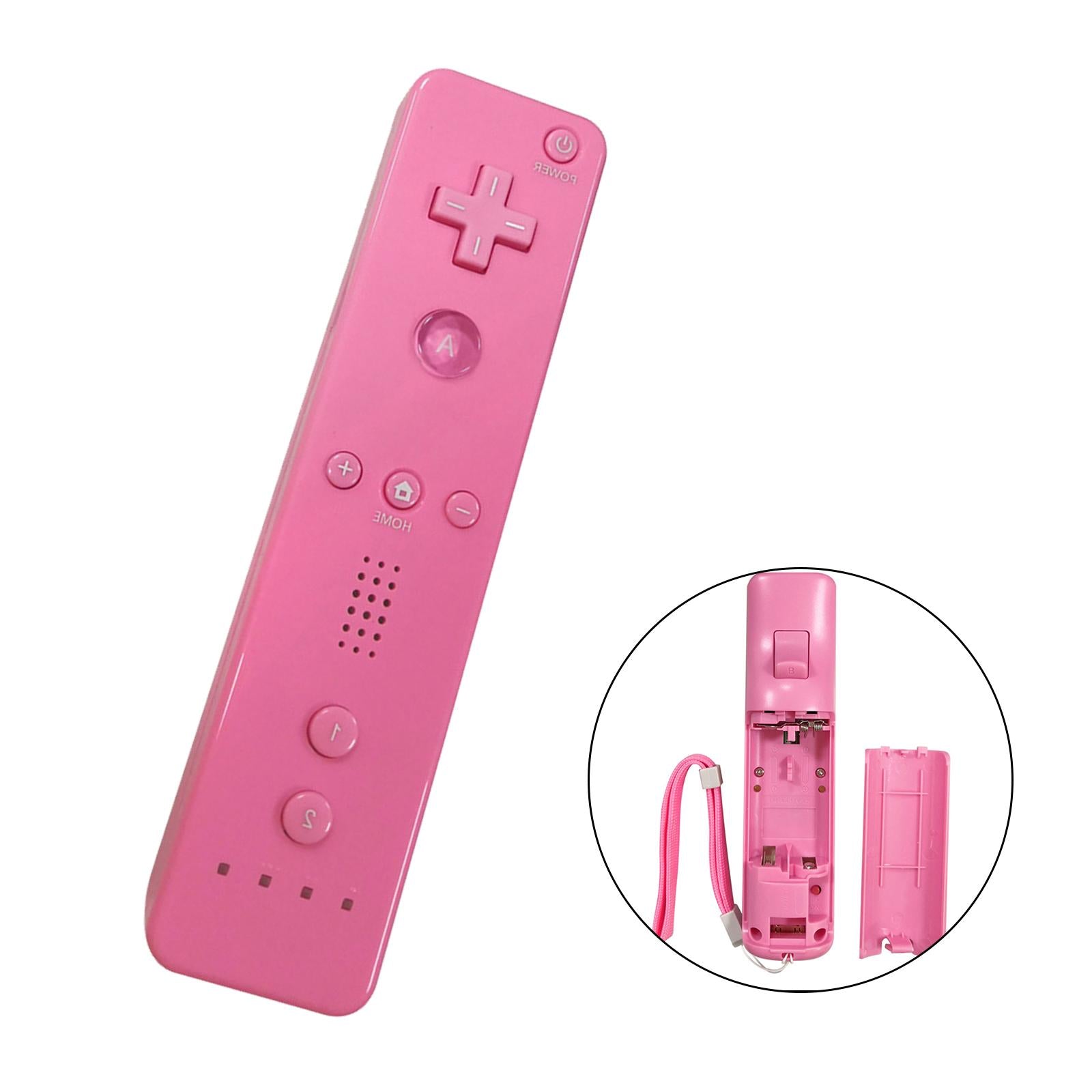 Remote Controller Replacement Compatible with Nintendo Wii and Wii U pink