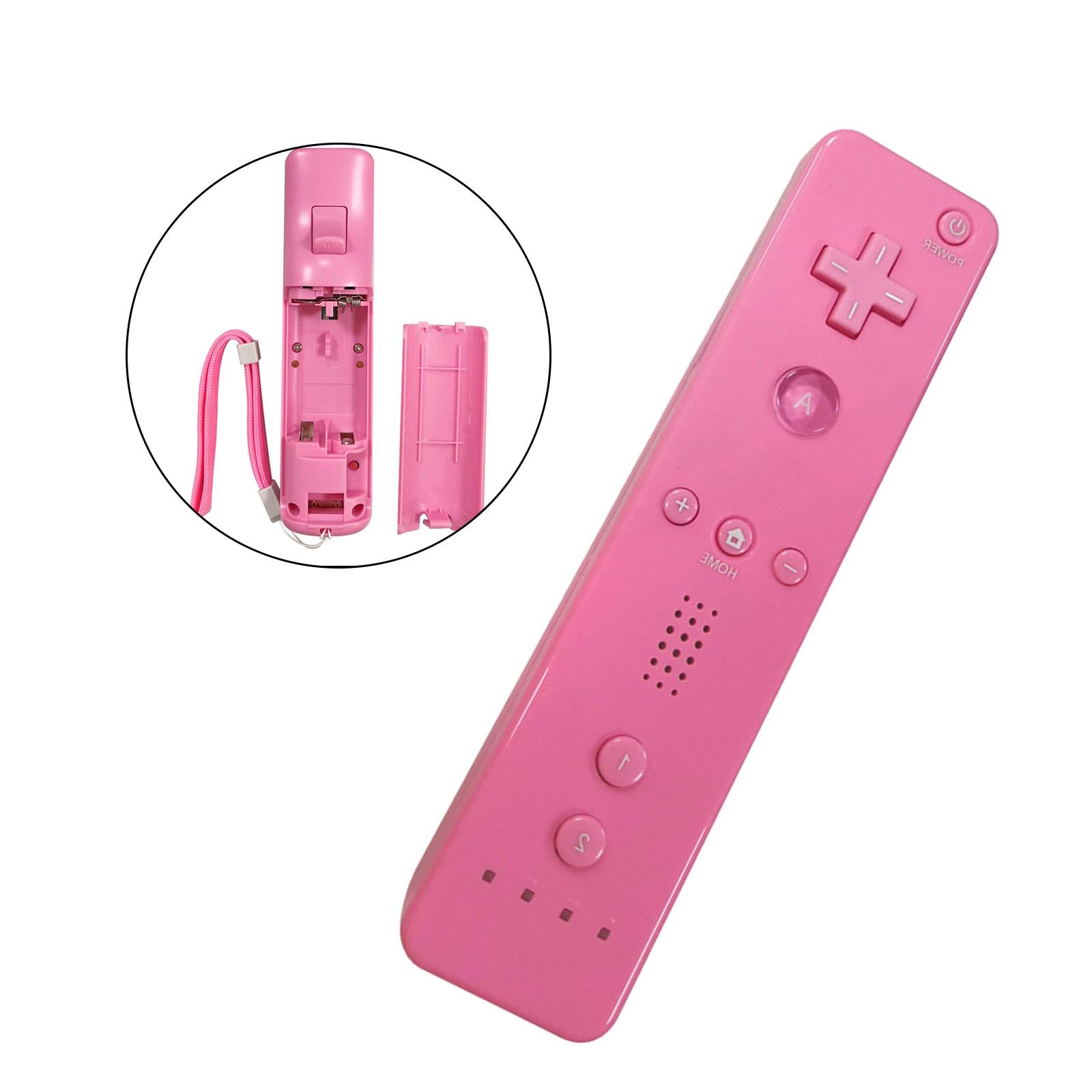 Remote Controller Replacement Compatible with Nintendo Wii and Wii U pink