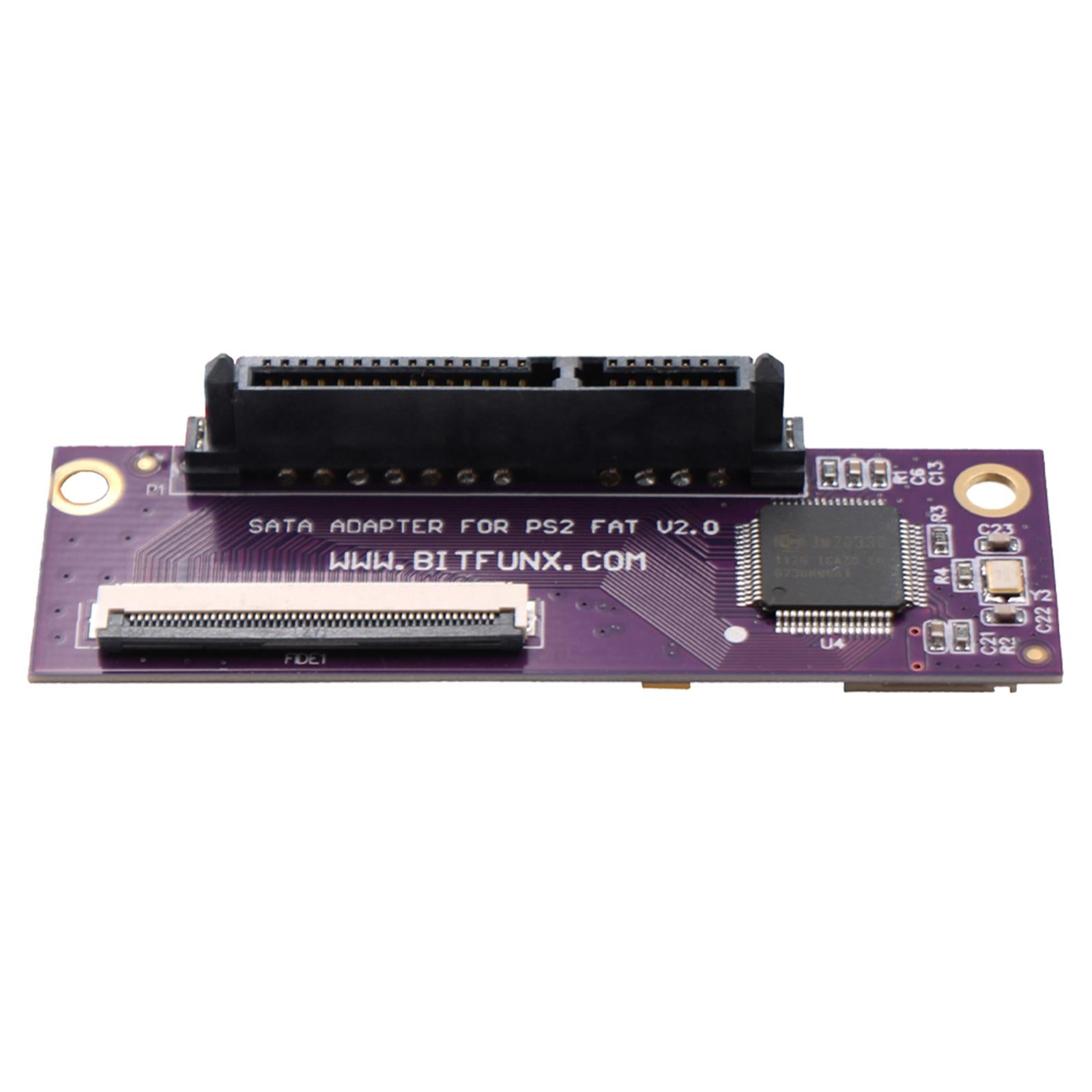 IDE to SATA Adapter PCB Adaptor Board for PS2 Game Purple Durable Compact