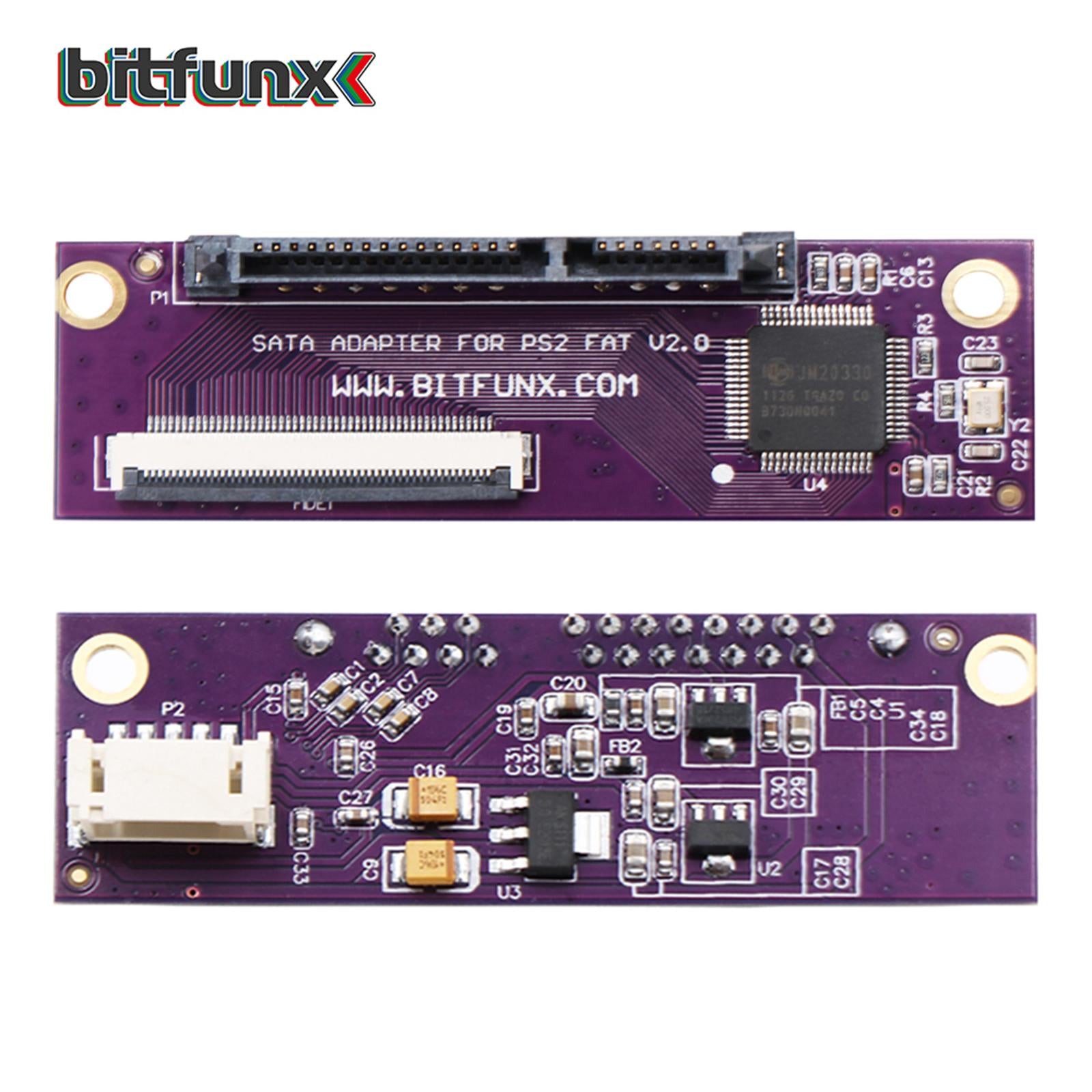 IDE to SATA Adapter PCB Adaptor Board for PS2 Game Purple Durable Compact
