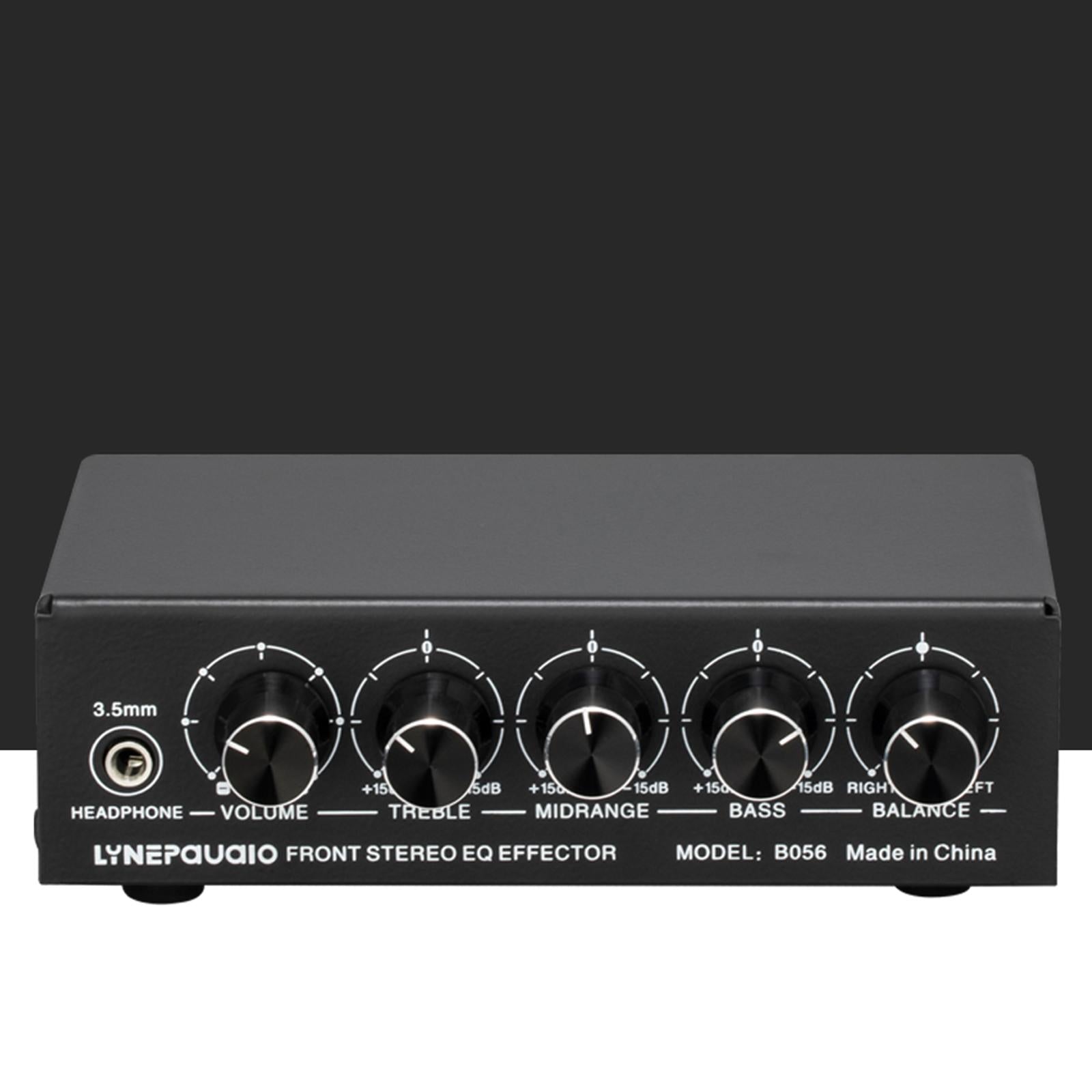 Portable 3-Channel Microphone Audio Mixer Stereo for Sub-Mixing Low-Noise
