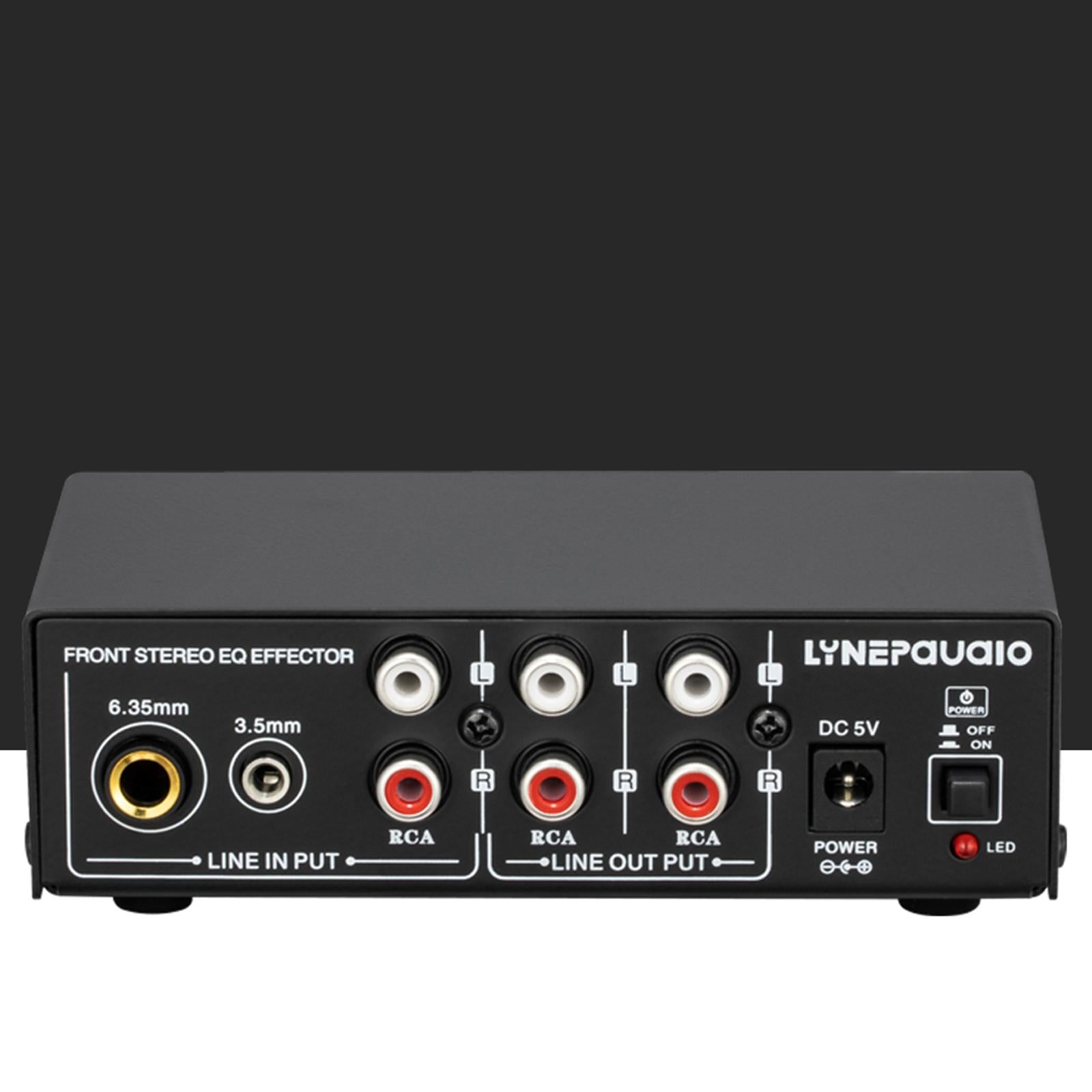 Portable 3-Channel Microphone Audio Mixer Stereo for Sub-Mixing Low-Noise