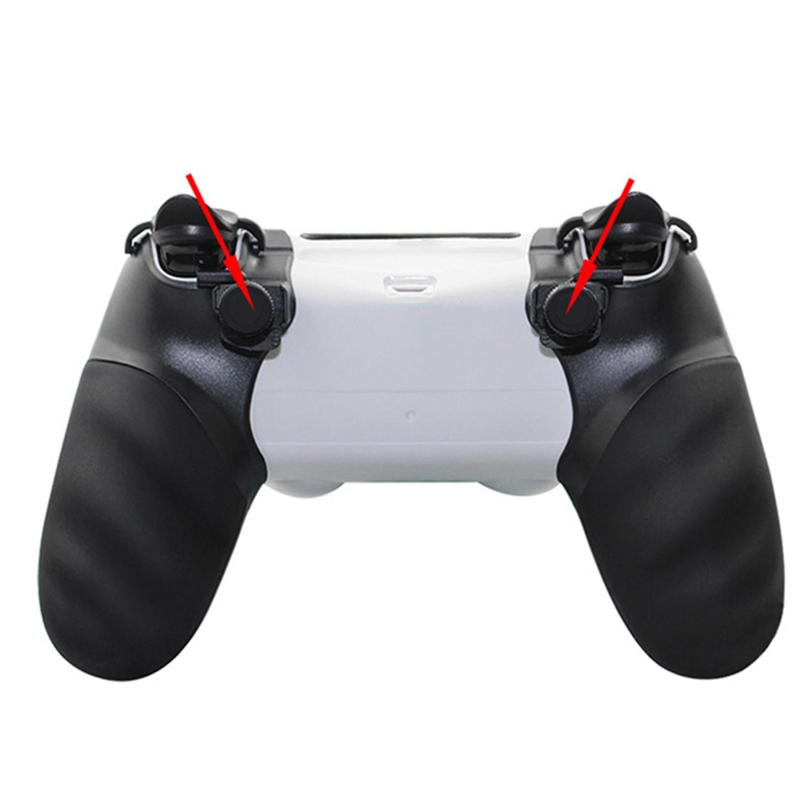 1 Pair Black Grip Cover Skin Guard Anti-Slip for PS4 Controller