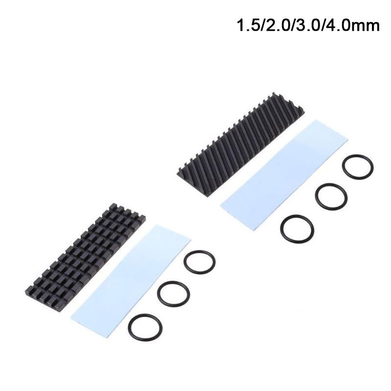 M.2 2280 Pure Copper Graphene SSD Heatsink w/Thermal Pad Grid 1.5mm