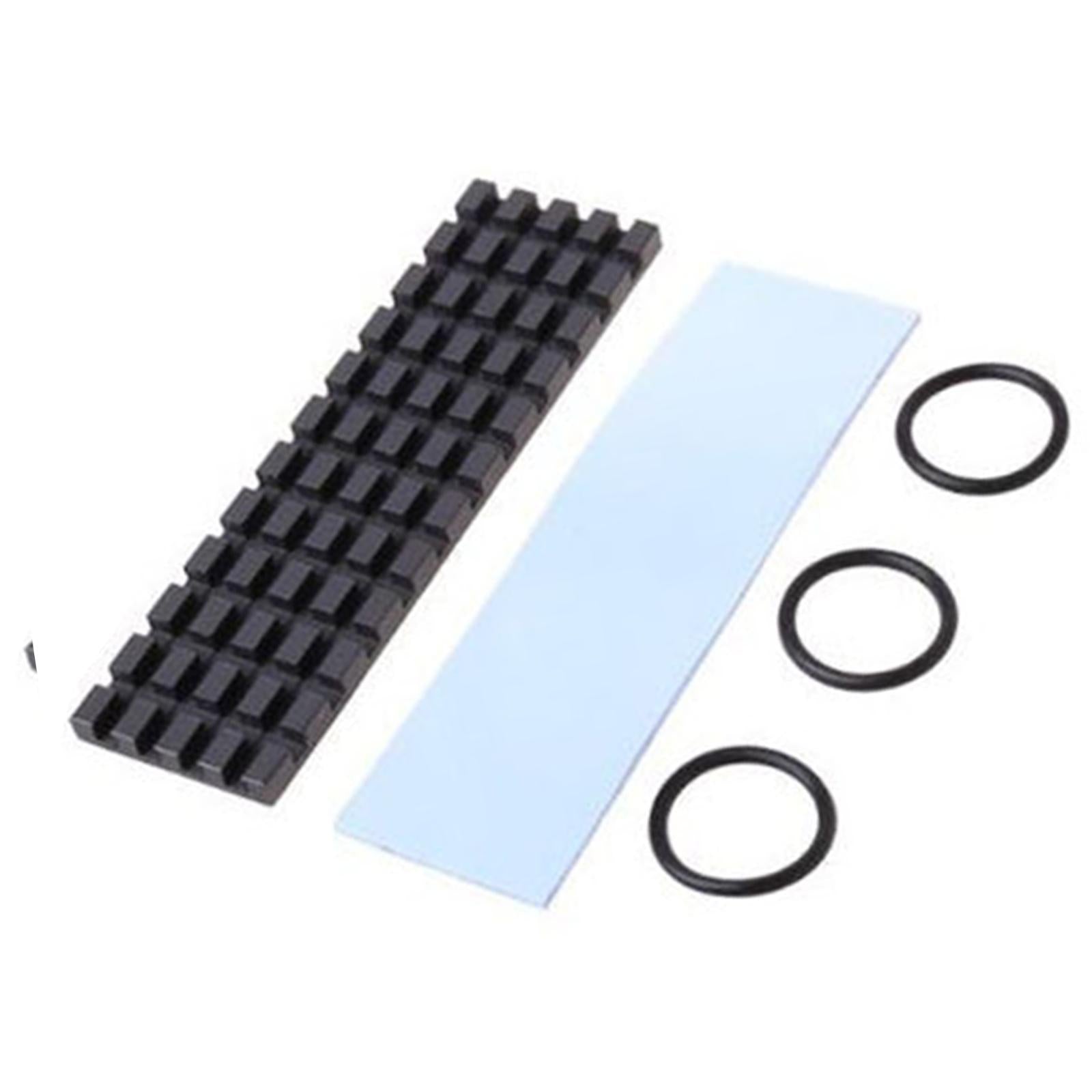 M.2 2280 Pure Copper Graphene SSD Heatsink w/Thermal Pad Grid 1.5mm