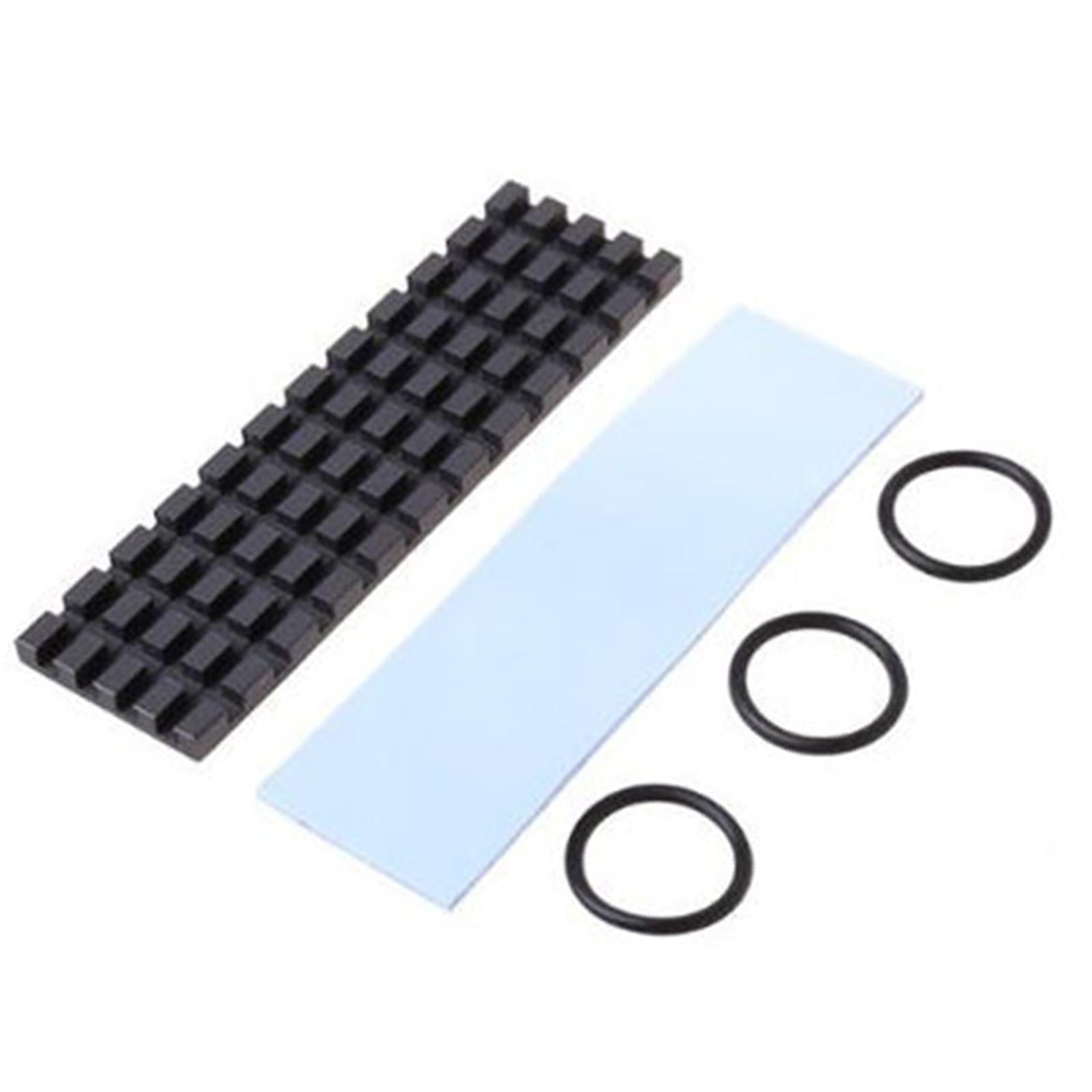 M.2 2280 Pure Copper Graphene SSD Heatsink w/Thermal Pad Grid 1.5mm